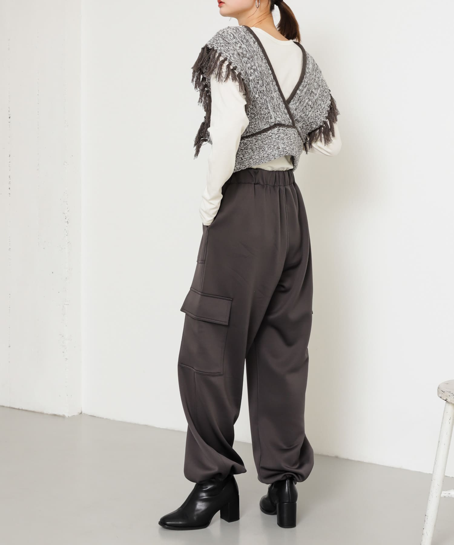 身長：169cm サイズ：one