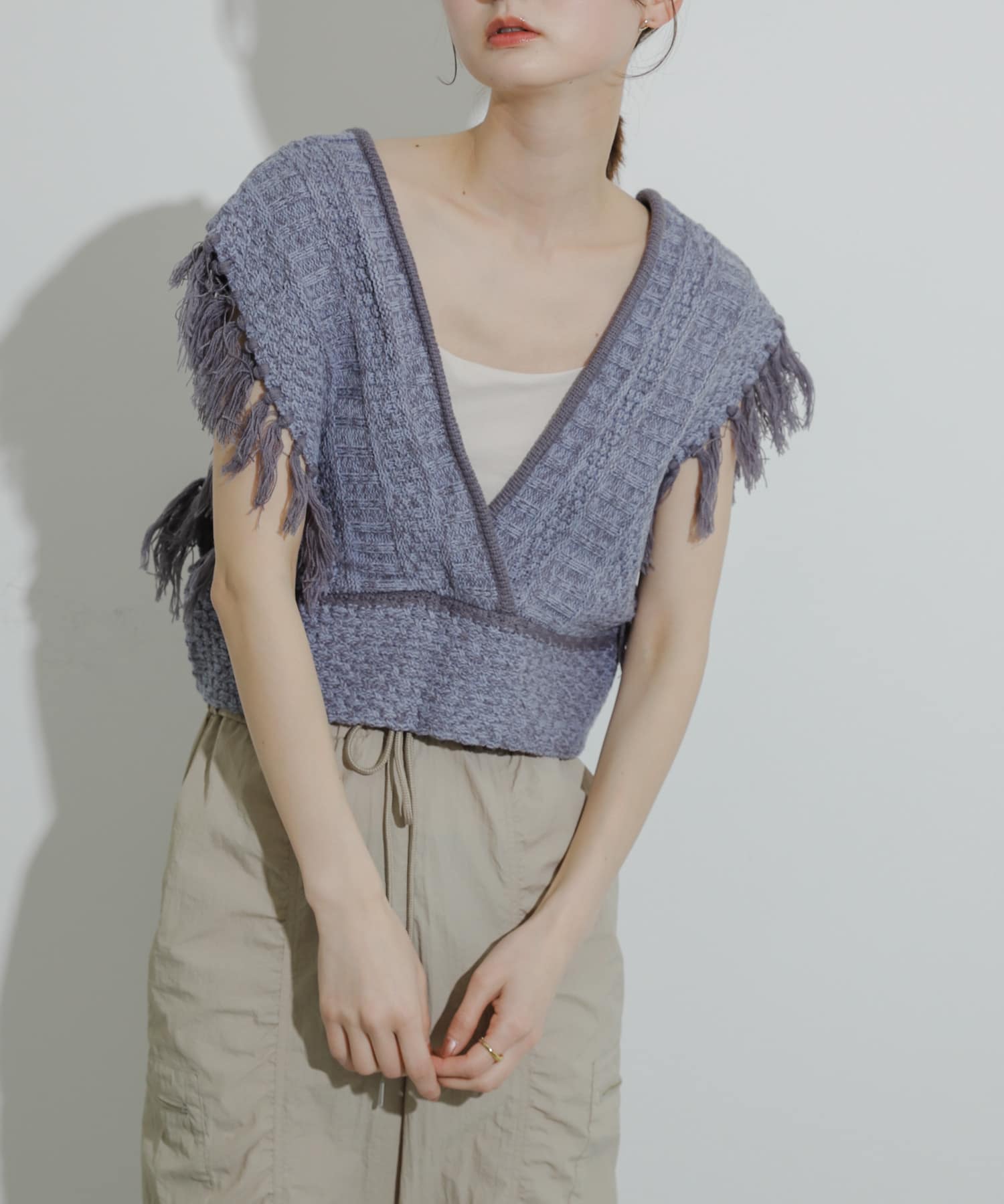 身長：169cm サイズ：one