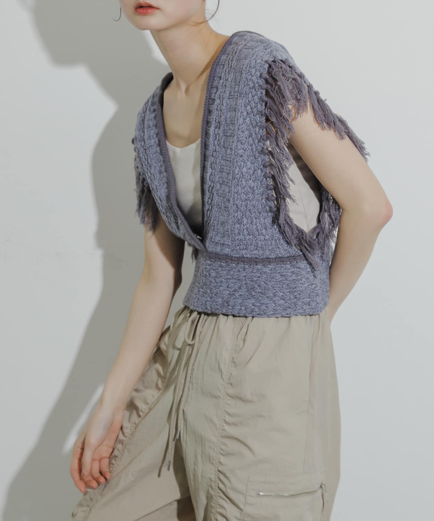 身長：169cm サイズ：one