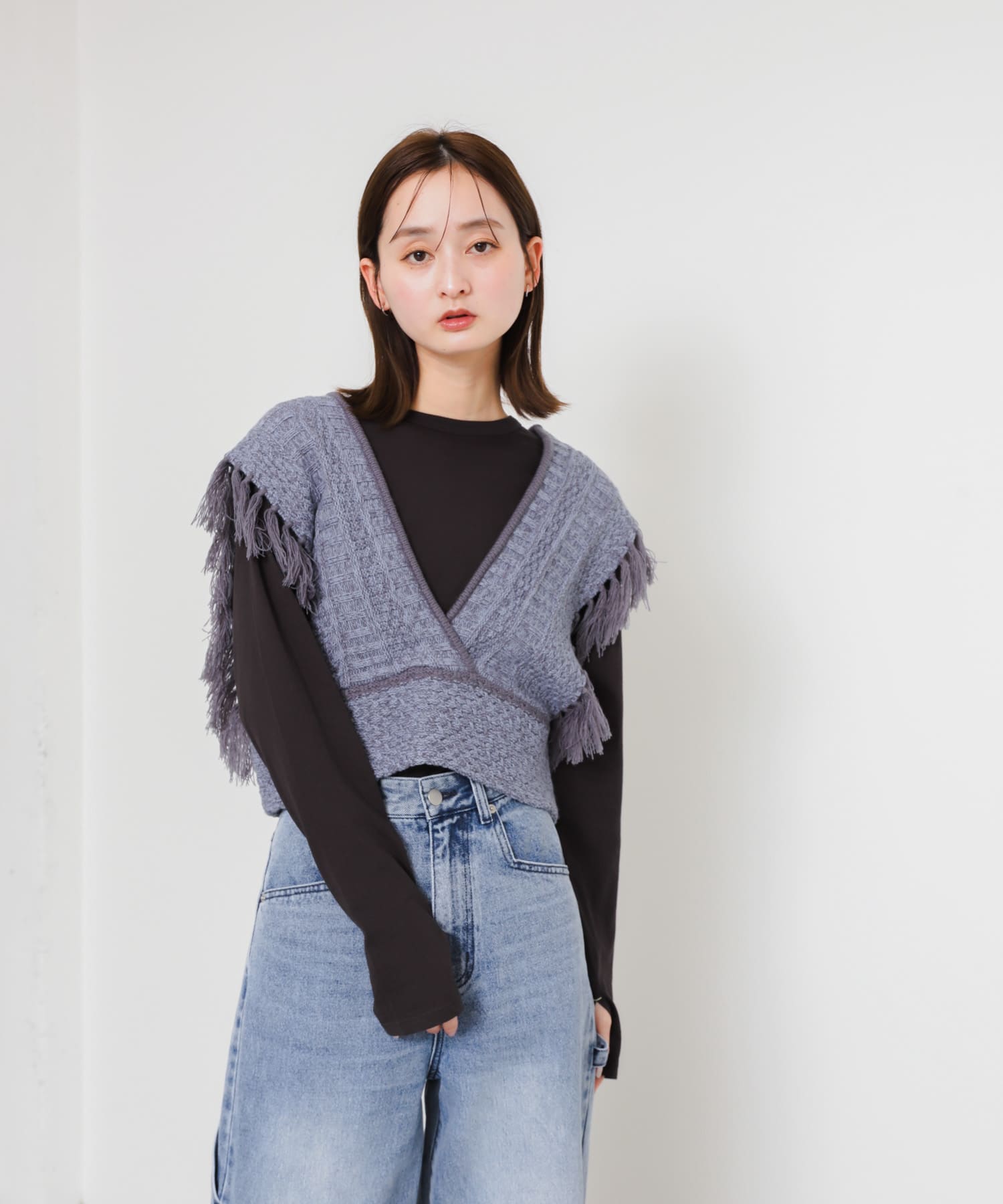 身長：169cm サイズ：one