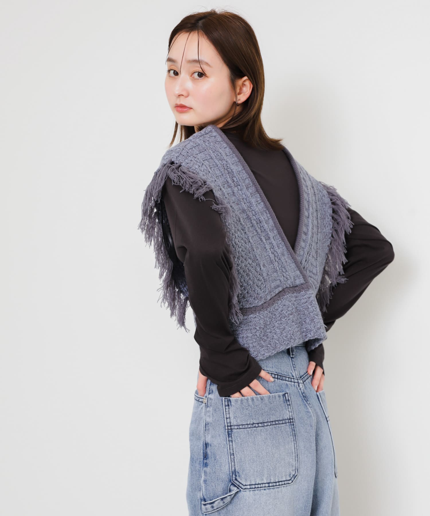 身長：169cm サイズ：one