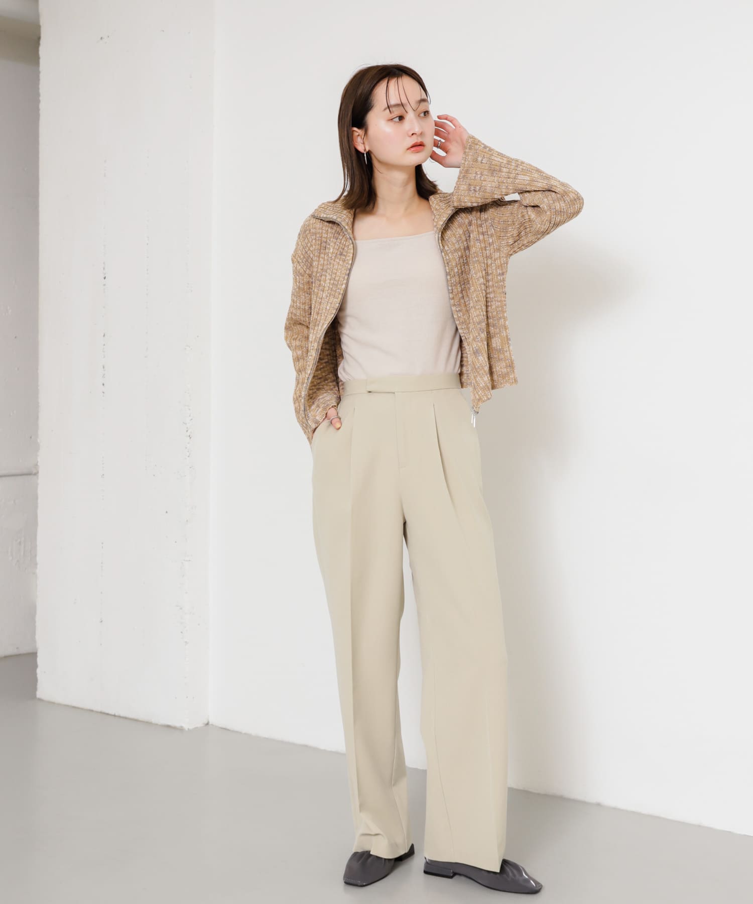 身長：169cm サイズ：one