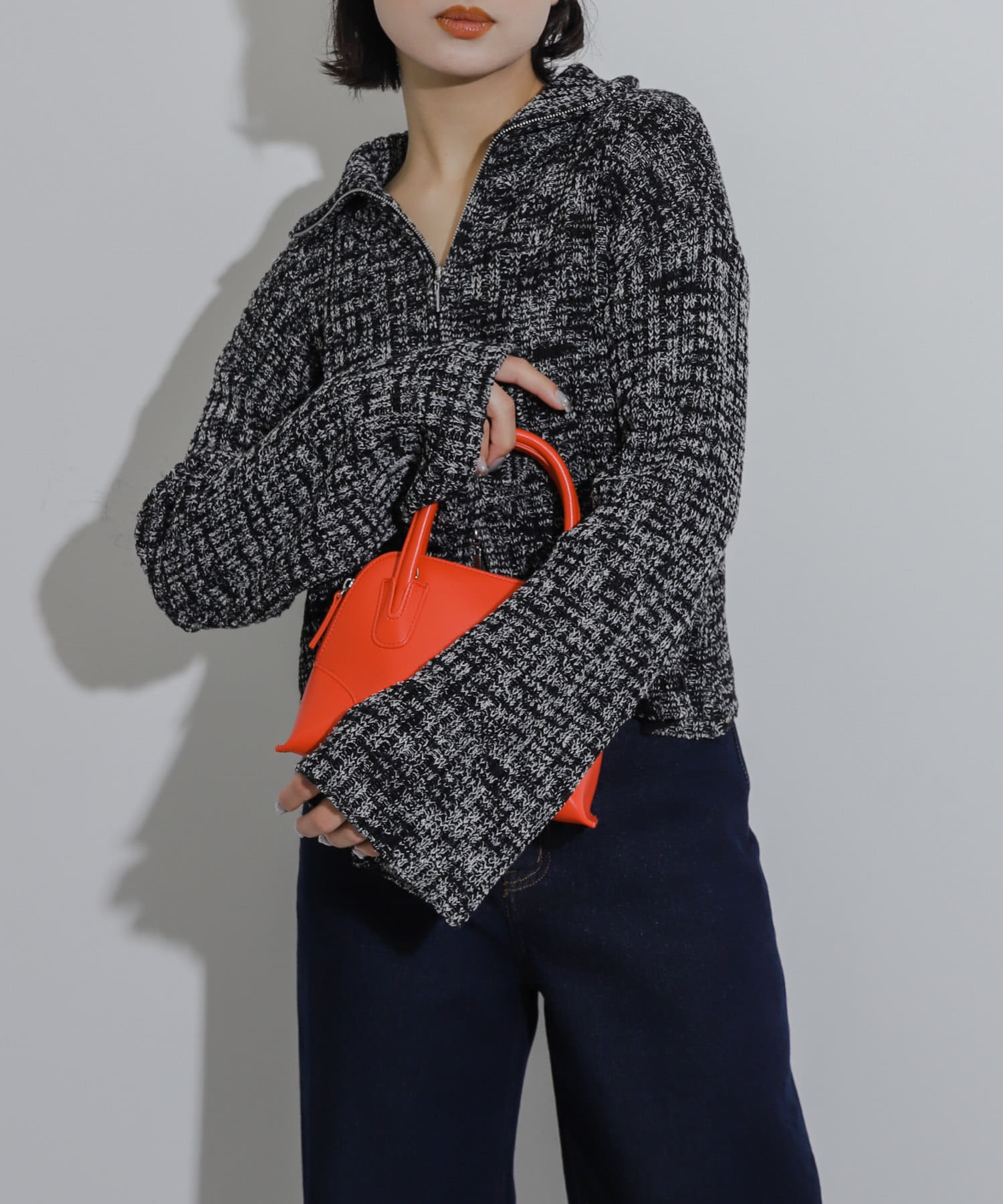 身長：158cm サイズ：one