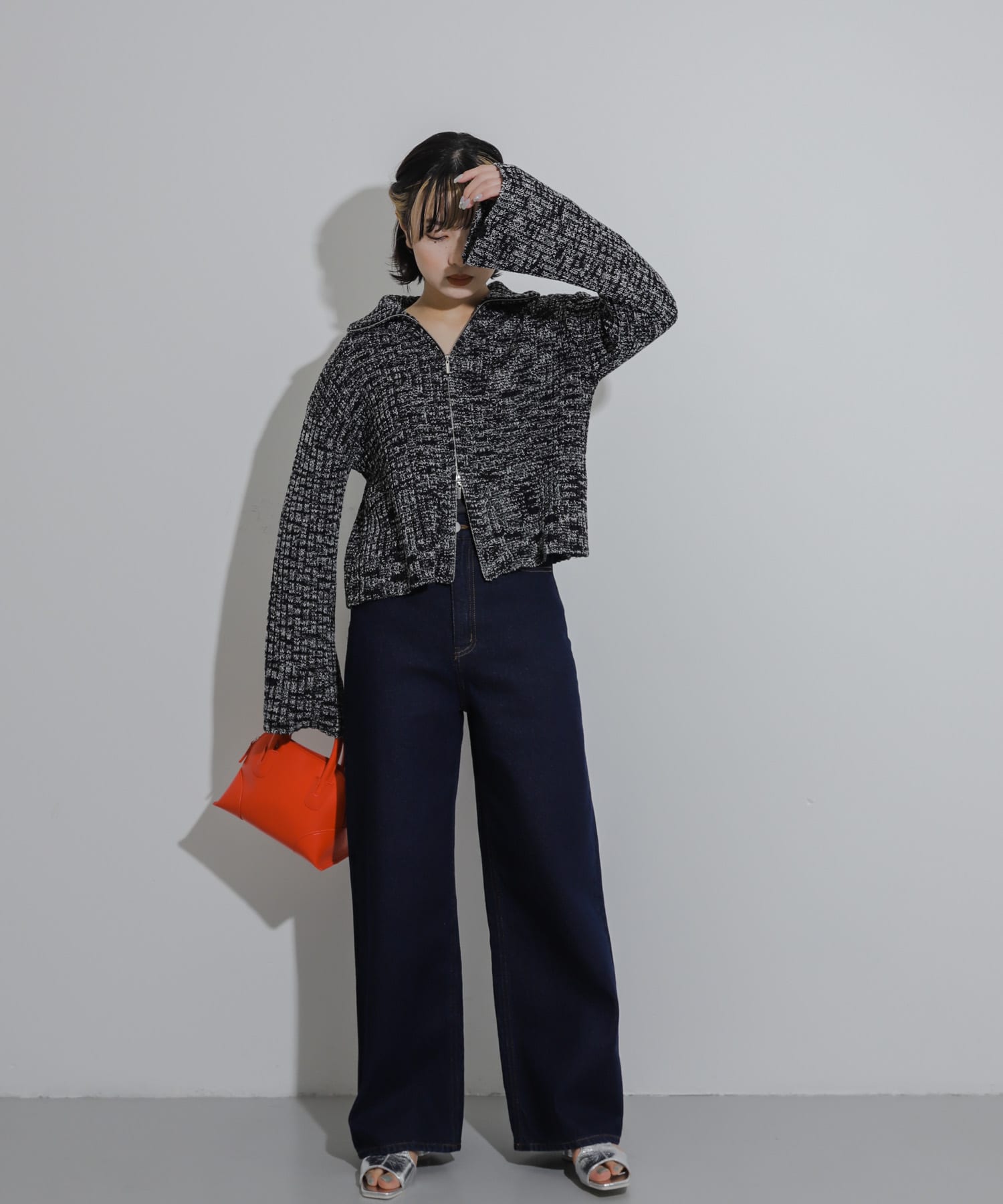 身長：158cm サイズ：one