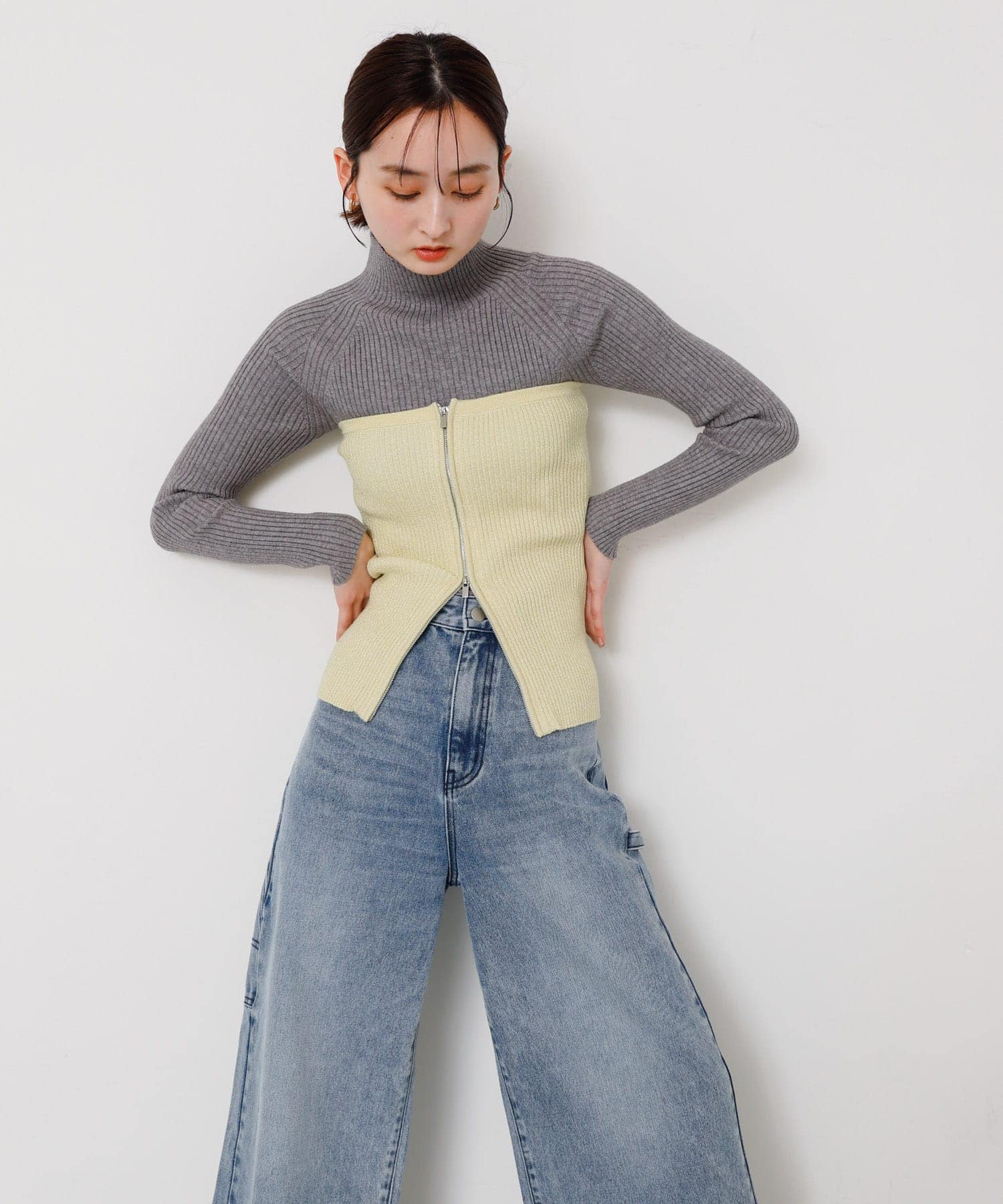 身長：169cm サイズ：one