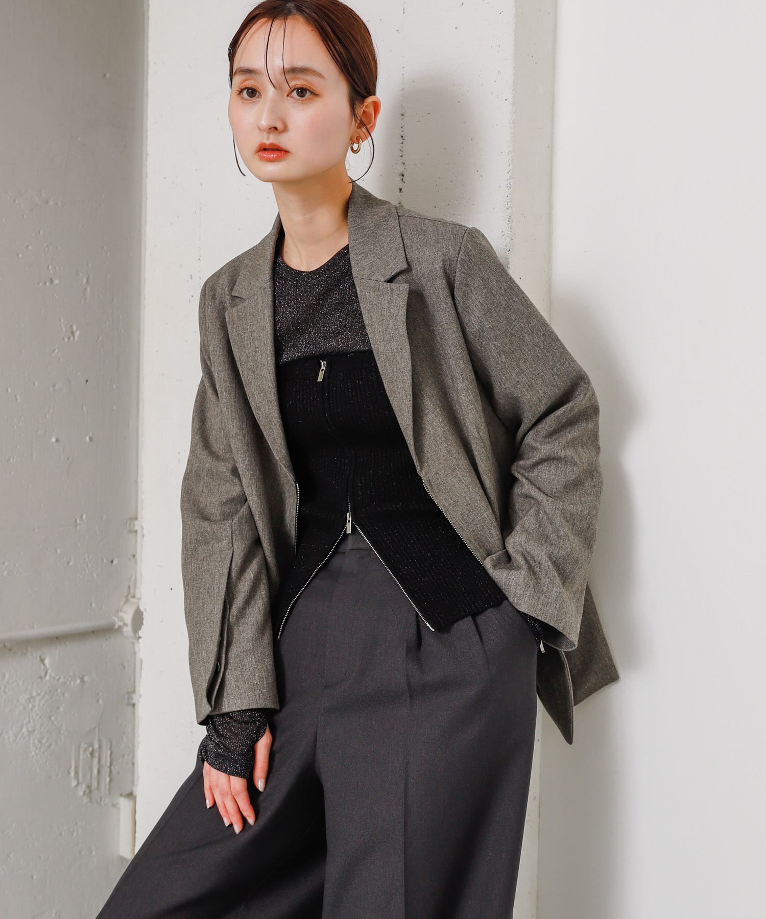 身長：169cm サイズ：one