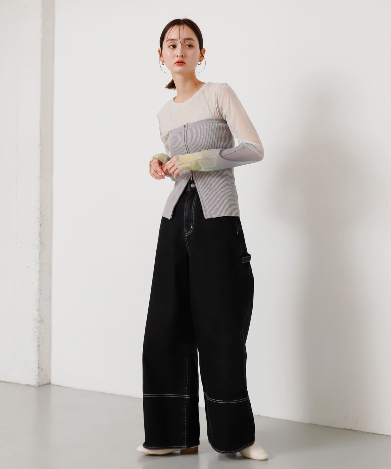 身長：169cm サイズ：one