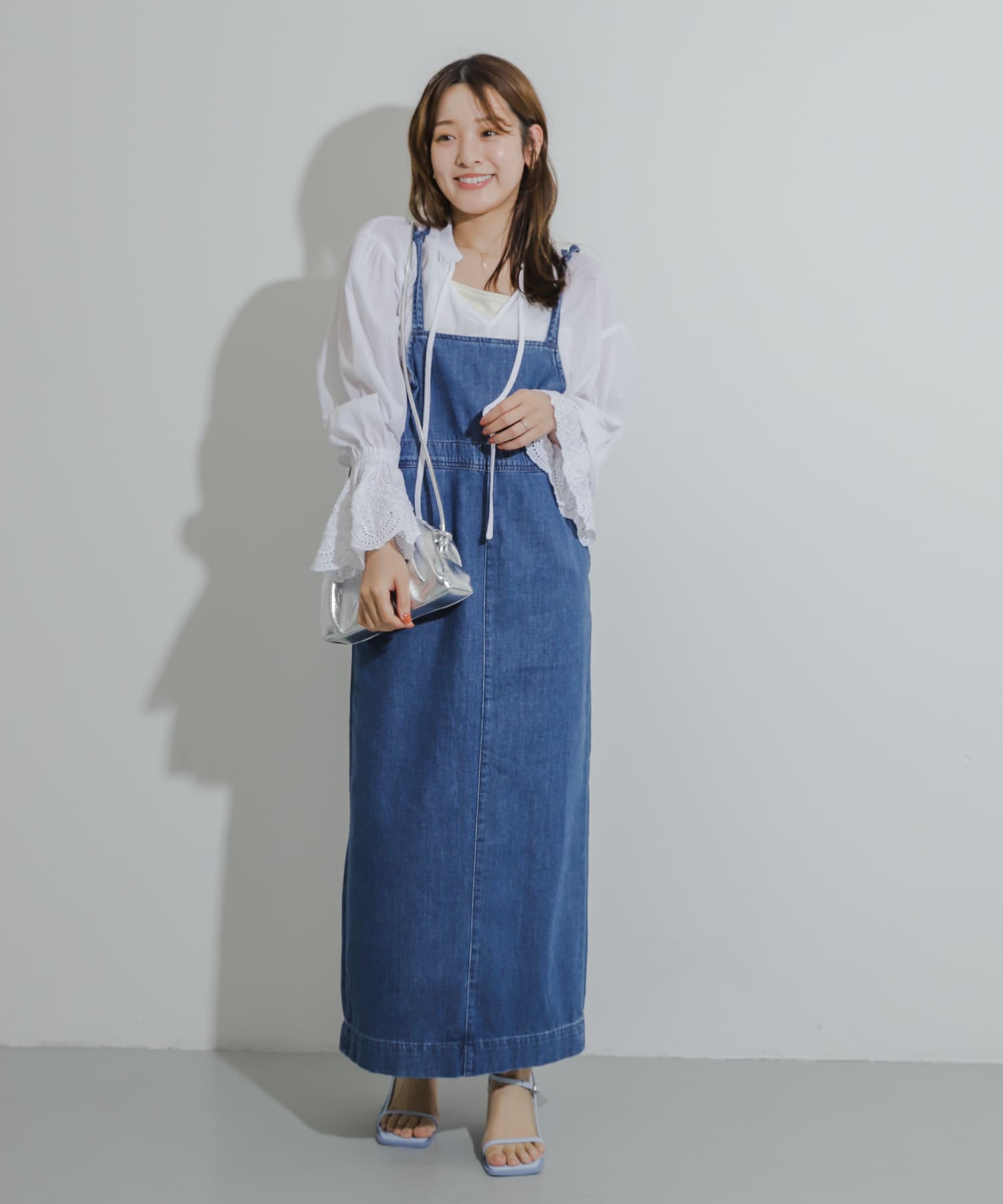 身長：155cm サイズ：one