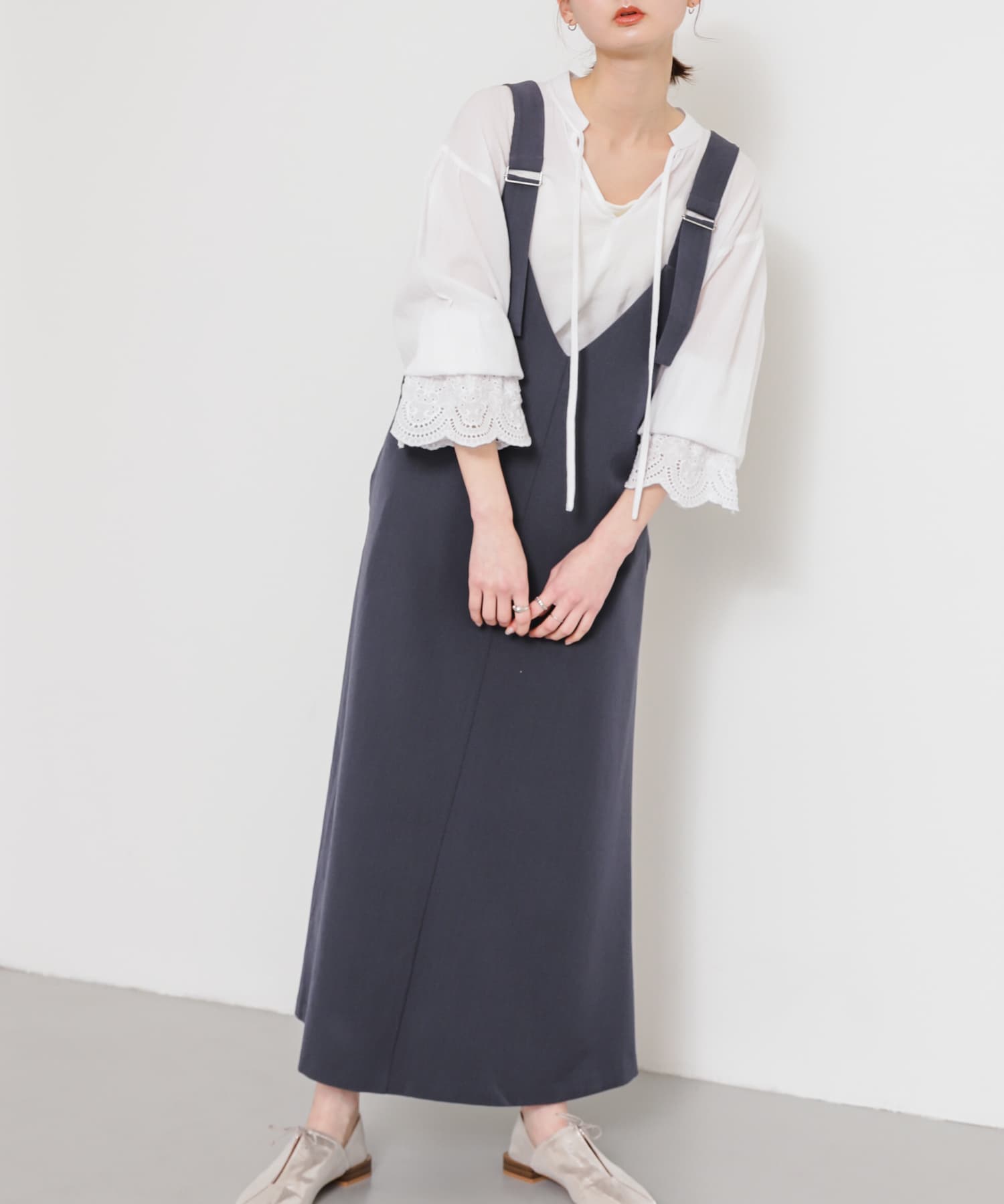 身長：169cm サイズ：one