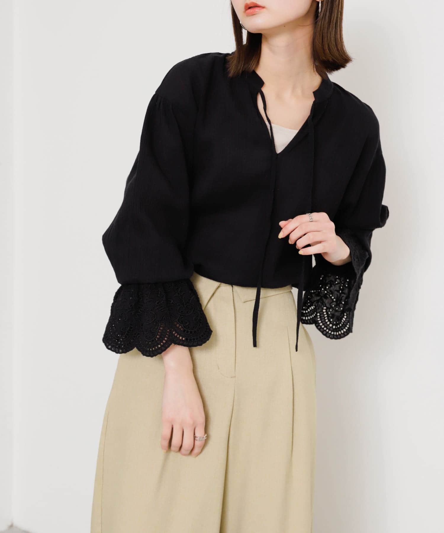 身長：169cm サイズ：one