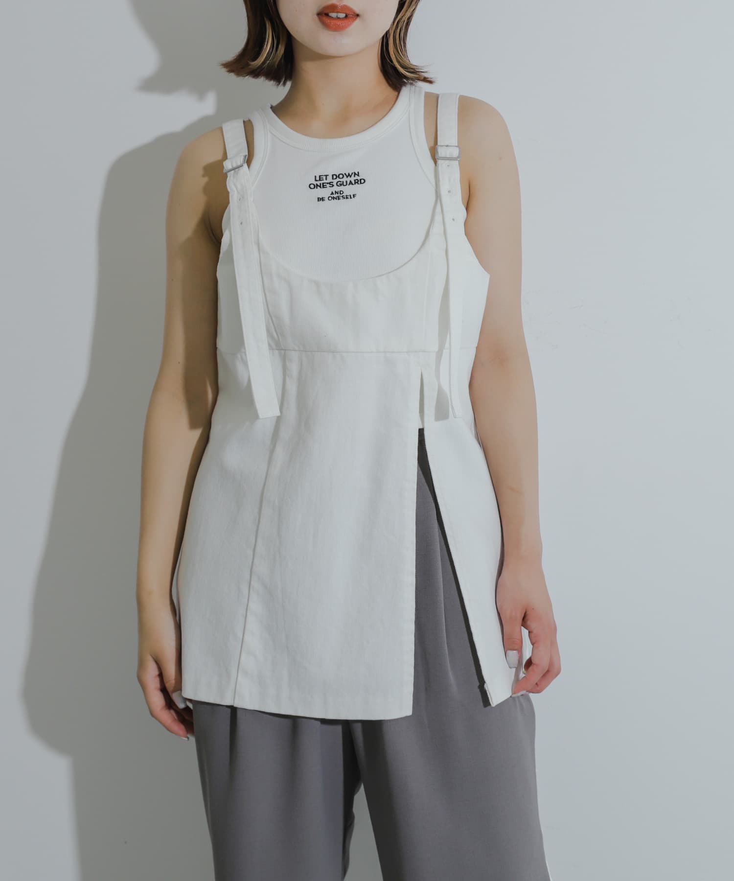 デニムキャミソールトップ(one ONE WASH): トップス｜URBAN RESEARCH