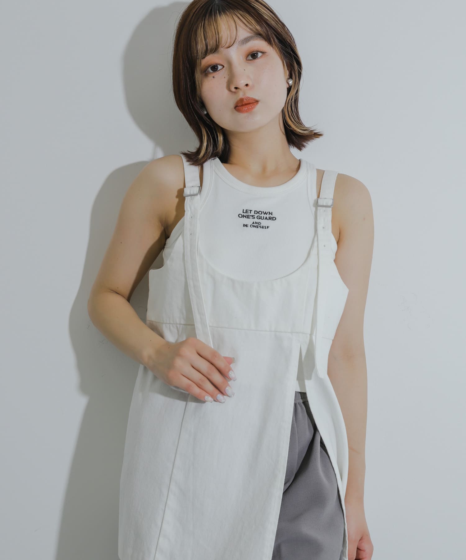 身長：158cm サイズ：one