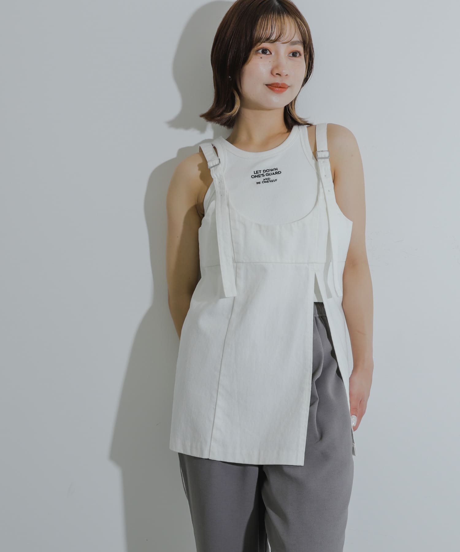 身長：158cm サイズ：one