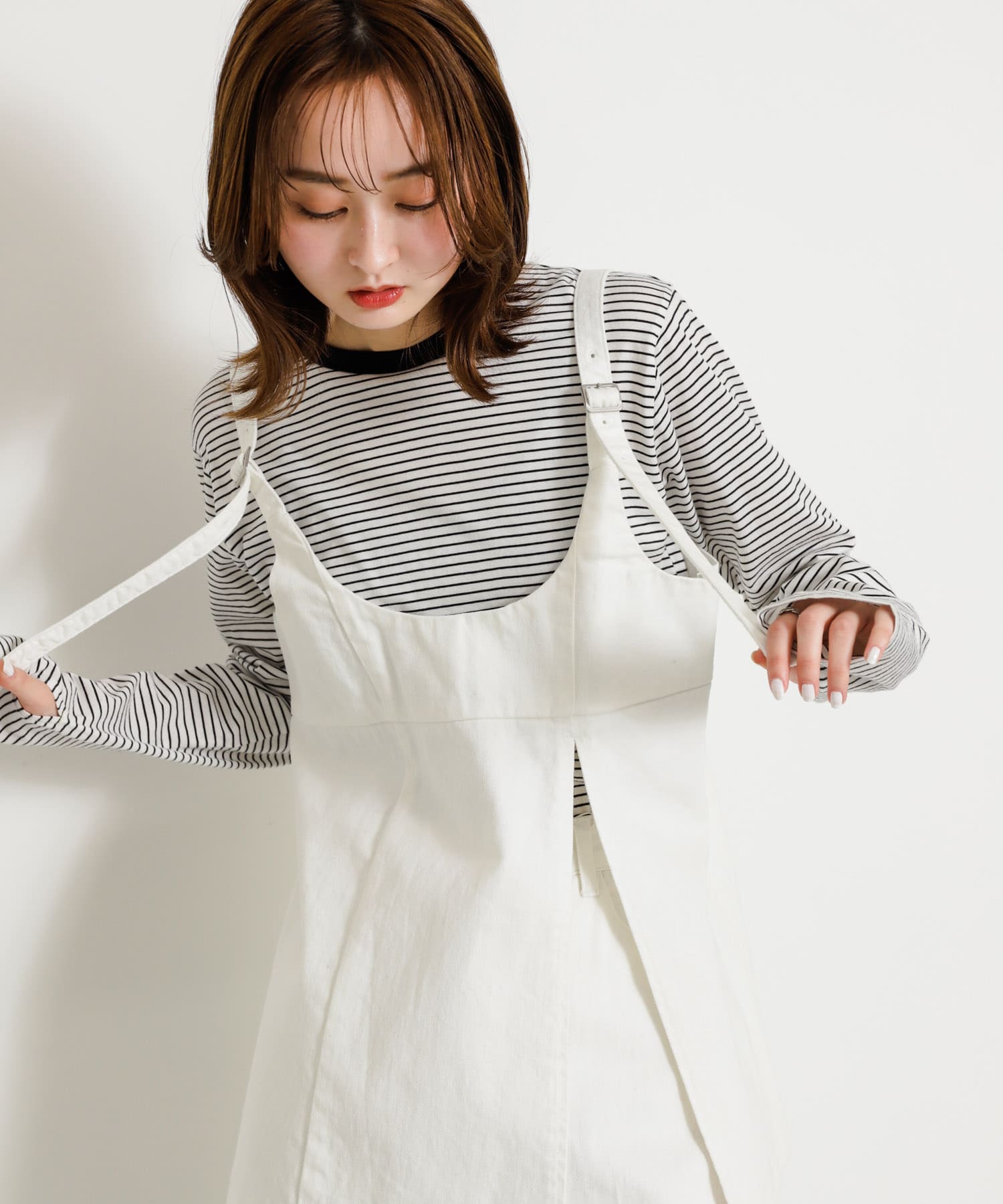 デニムキャミソール デニムキャミソールトップ(one ONE WASH): トップス｜URBAN RESEARCH