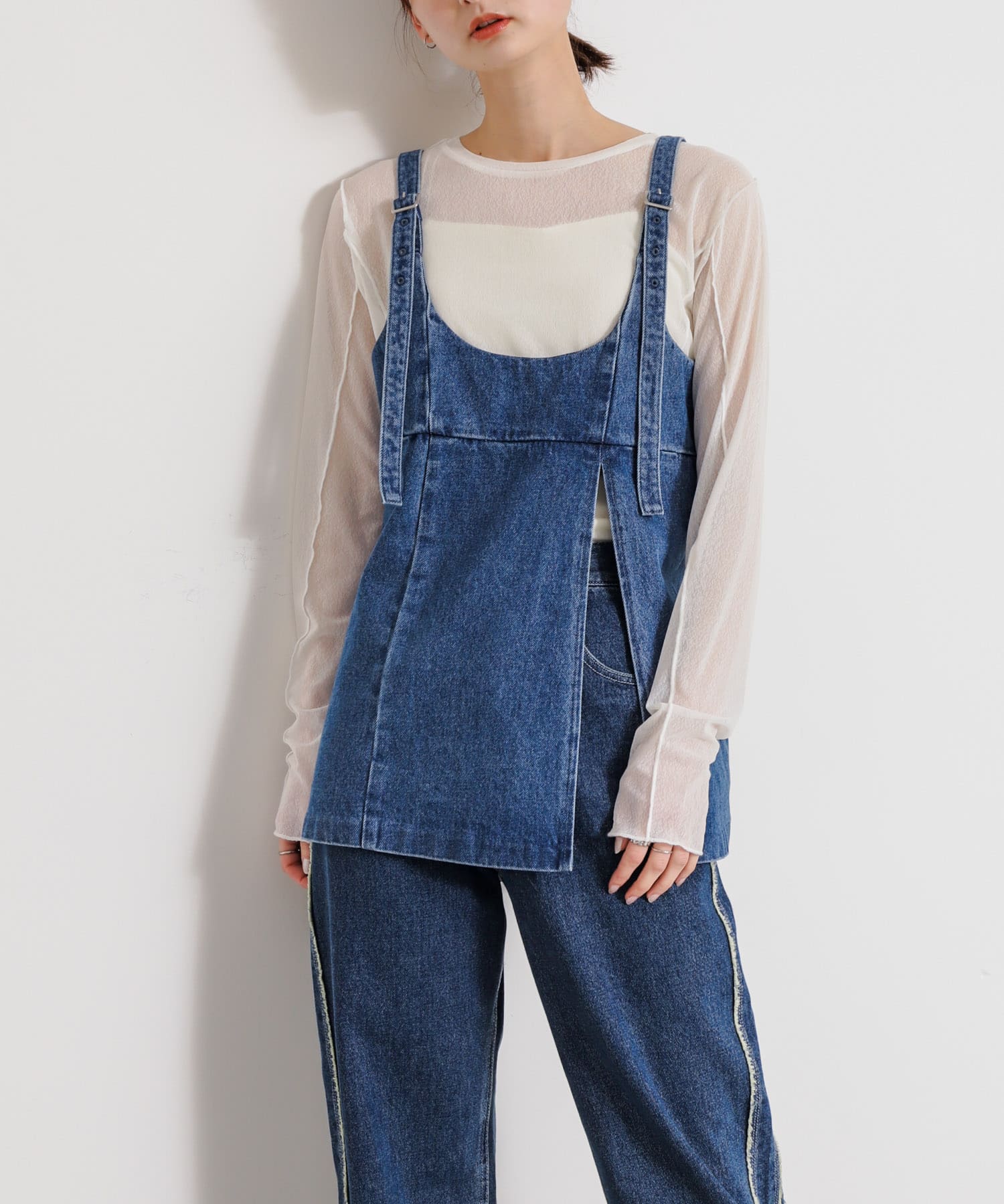 身長：169cm サイズ：one