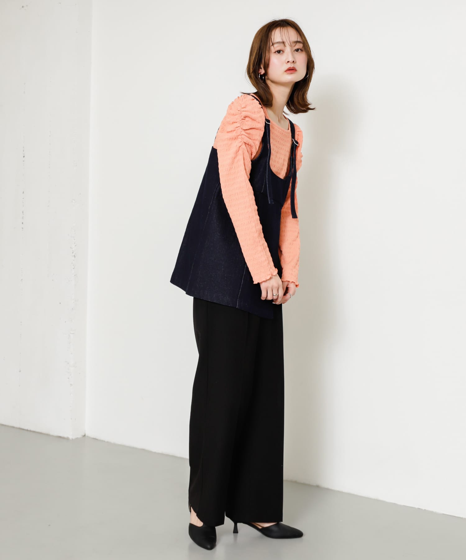 身長：169cm サイズ：one