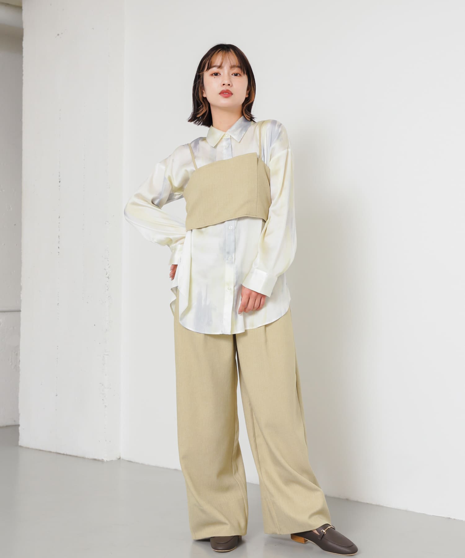 身長：158cm サイズ：one