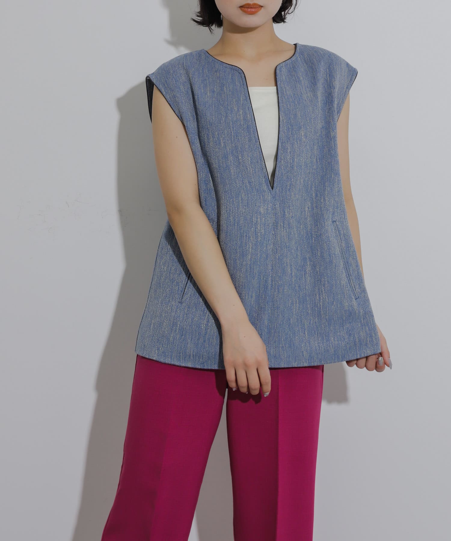 身長：158cm サイズ：one