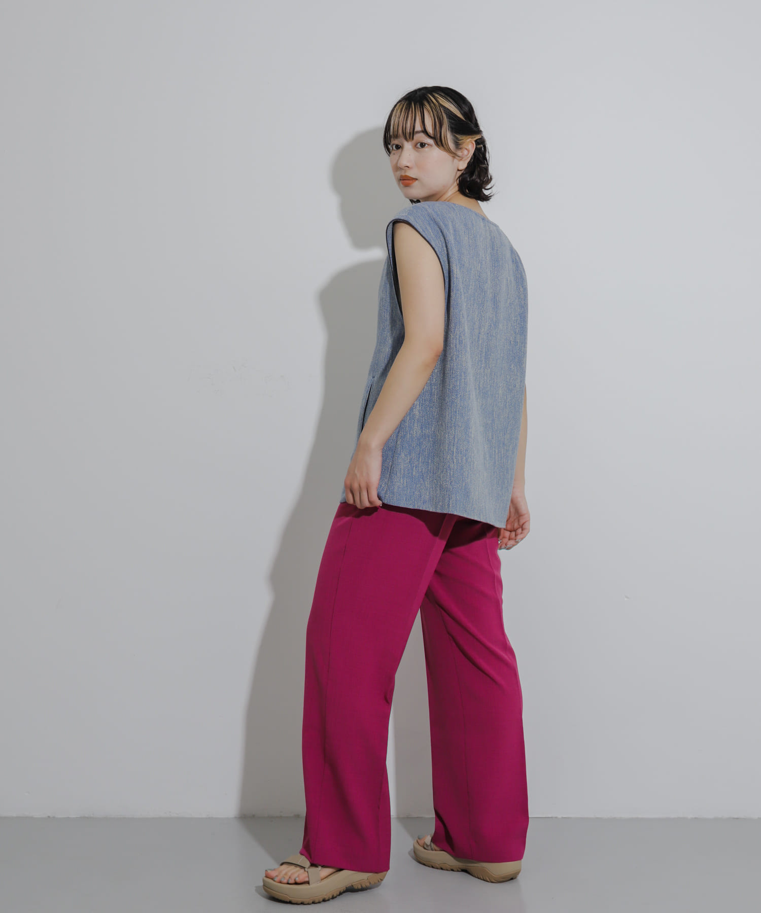 身長：158cm サイズ：one