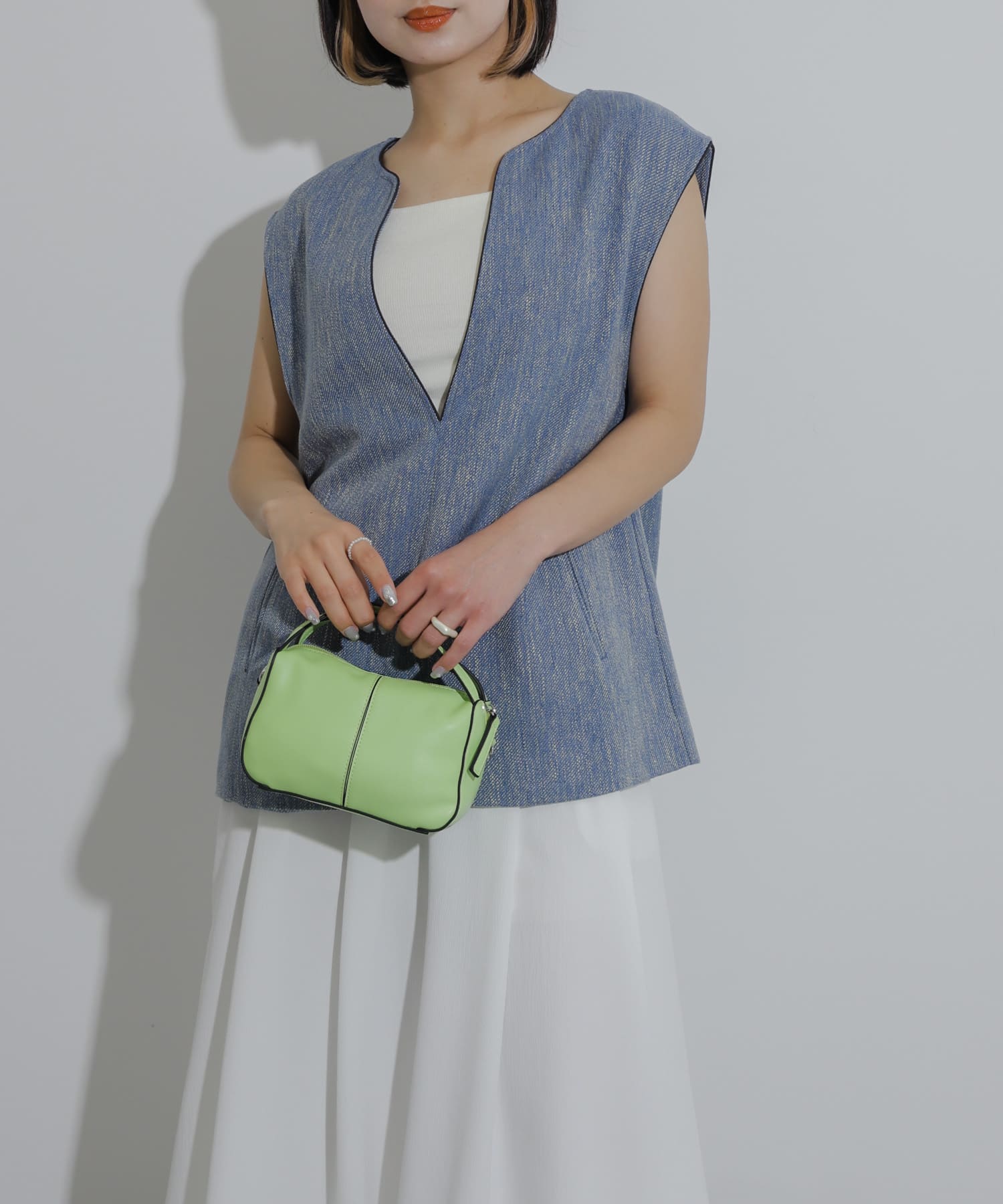 身長：158cm サイズ：one