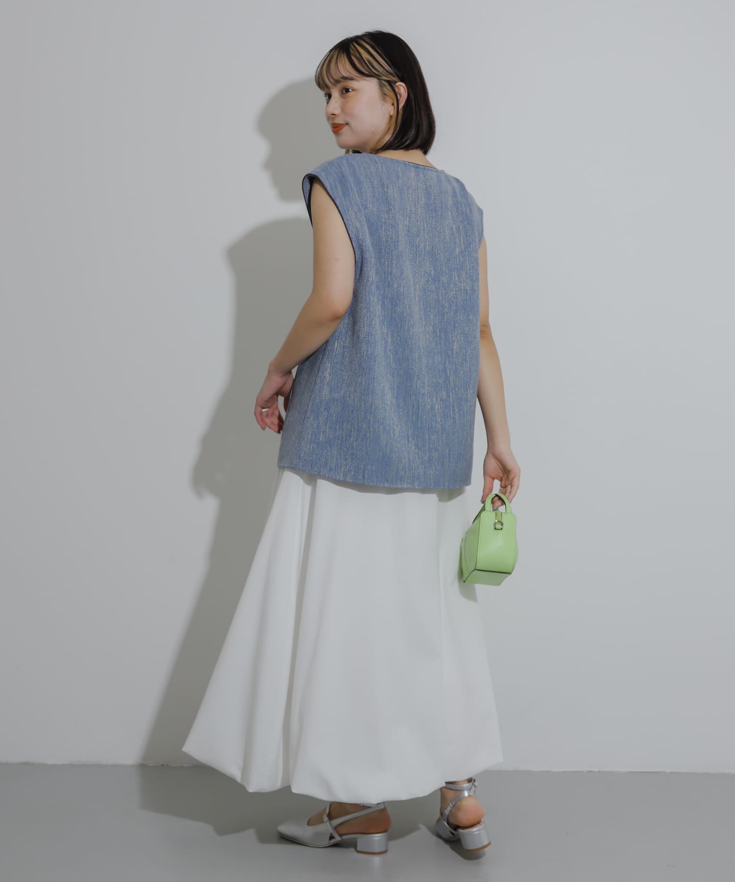 身長：158cm サイズ：one
