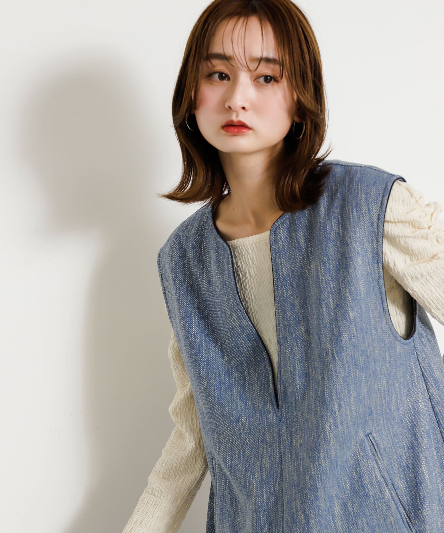 身長：169cm サイズ：one