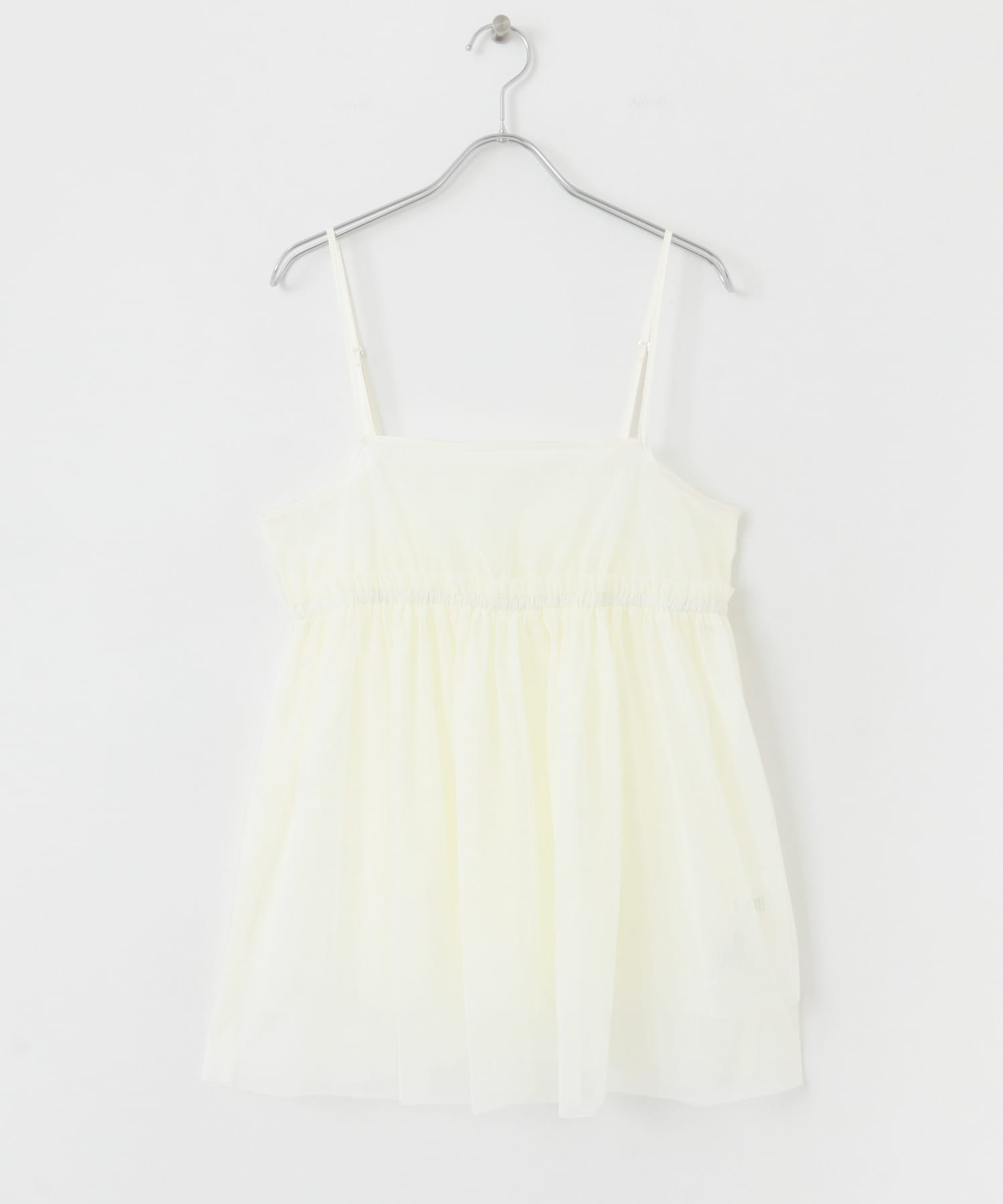 チュールキャミソールトップ OFF WHITE one