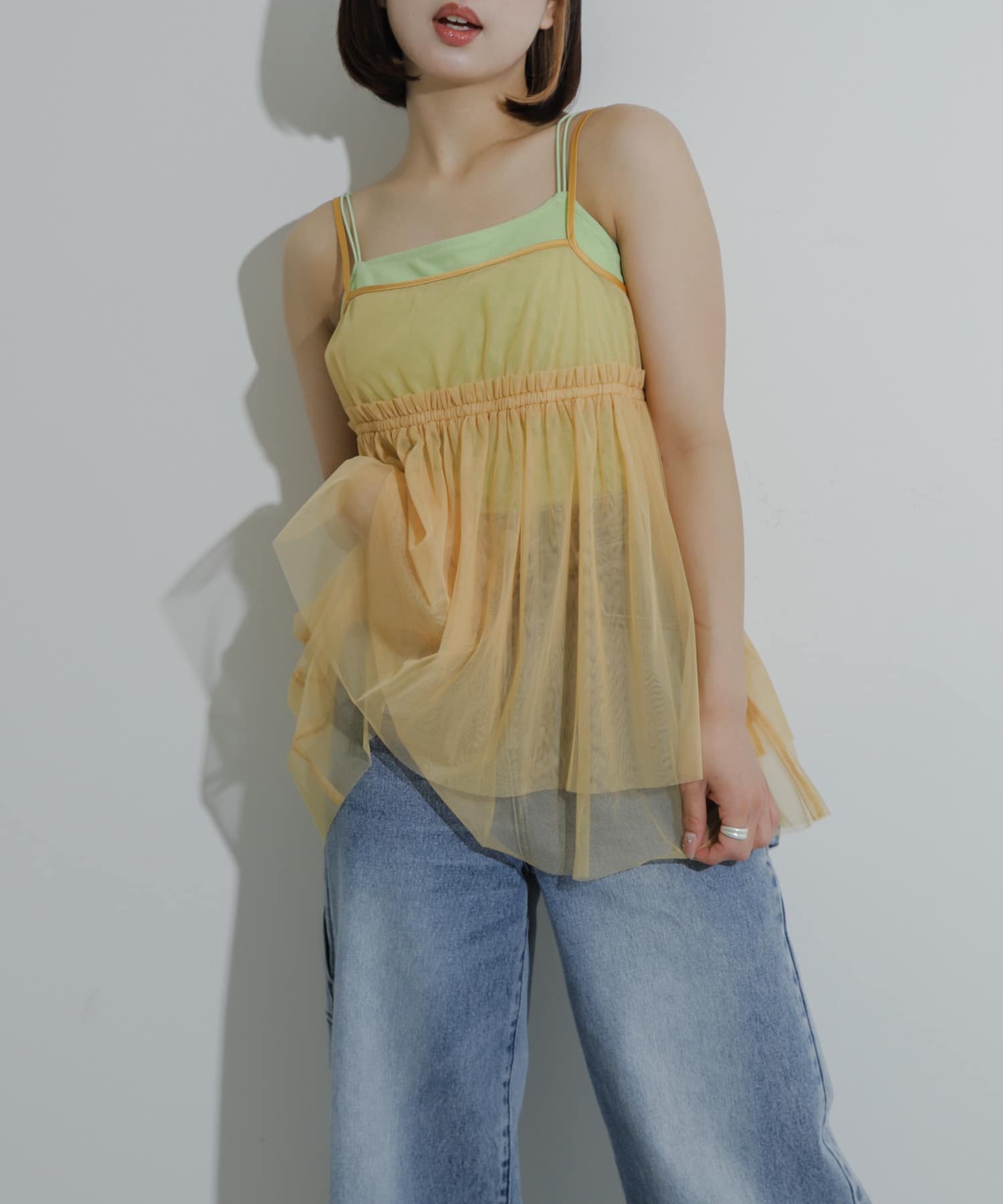 身長：158cm サイズ：one