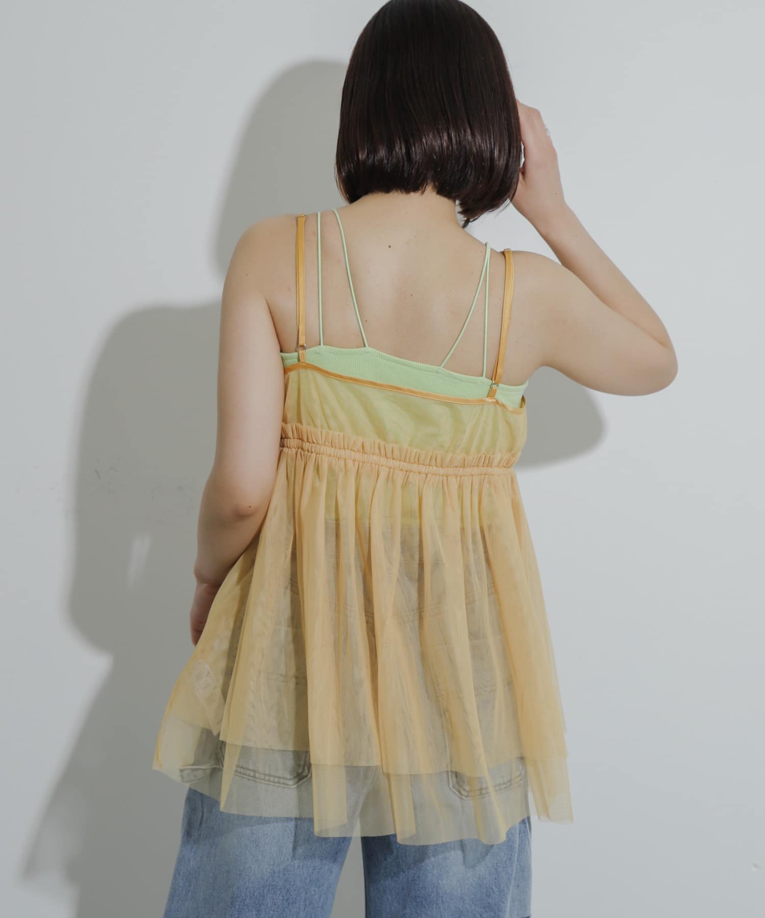 身長：158cm サイズ：one