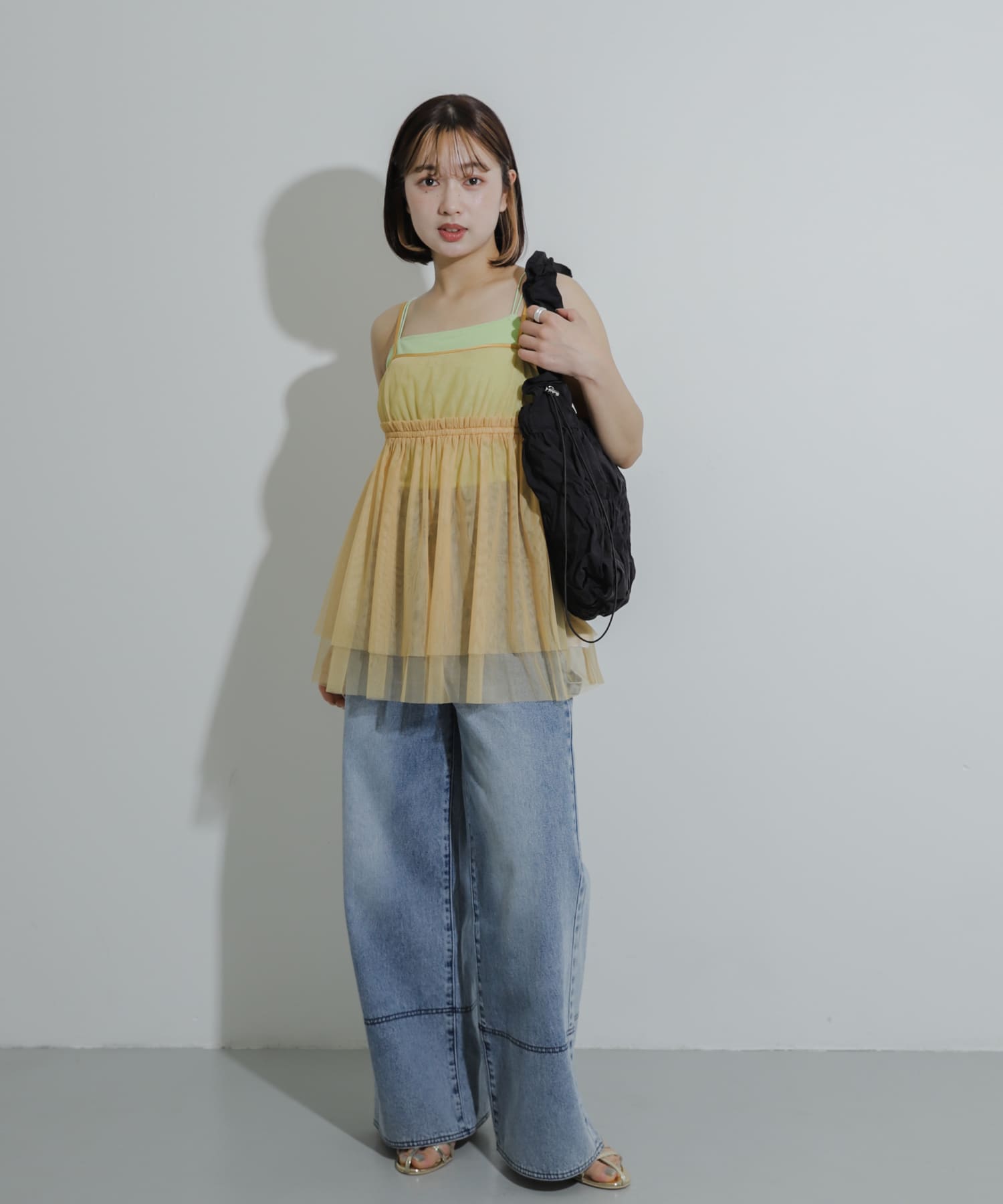 身長：158cm サイズ：one