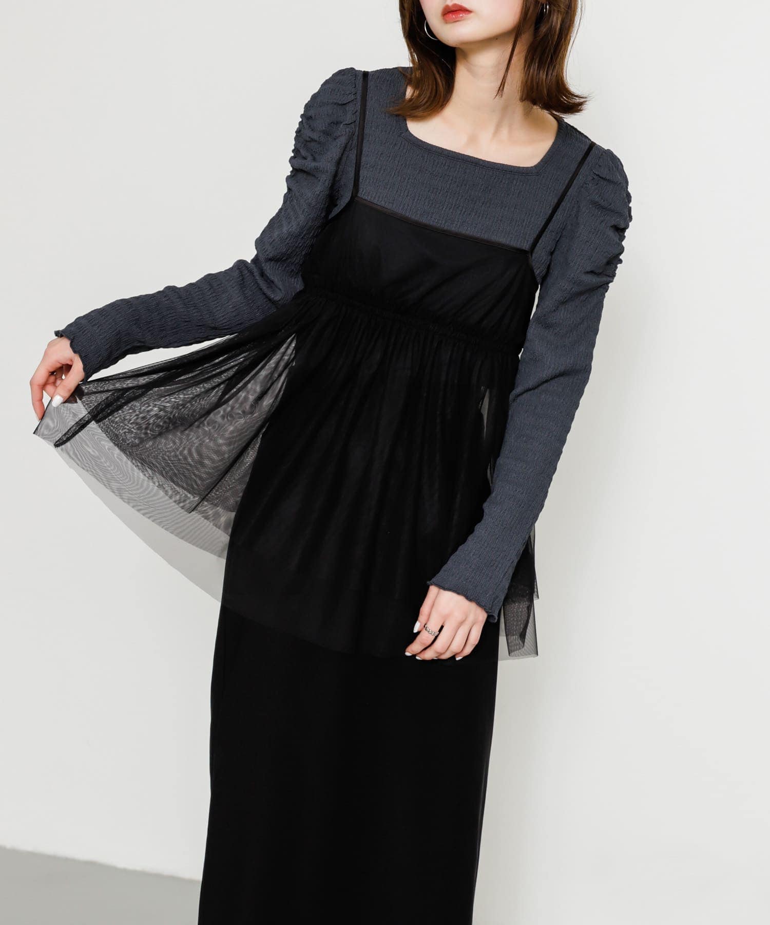 身長：169cm サイズ：one