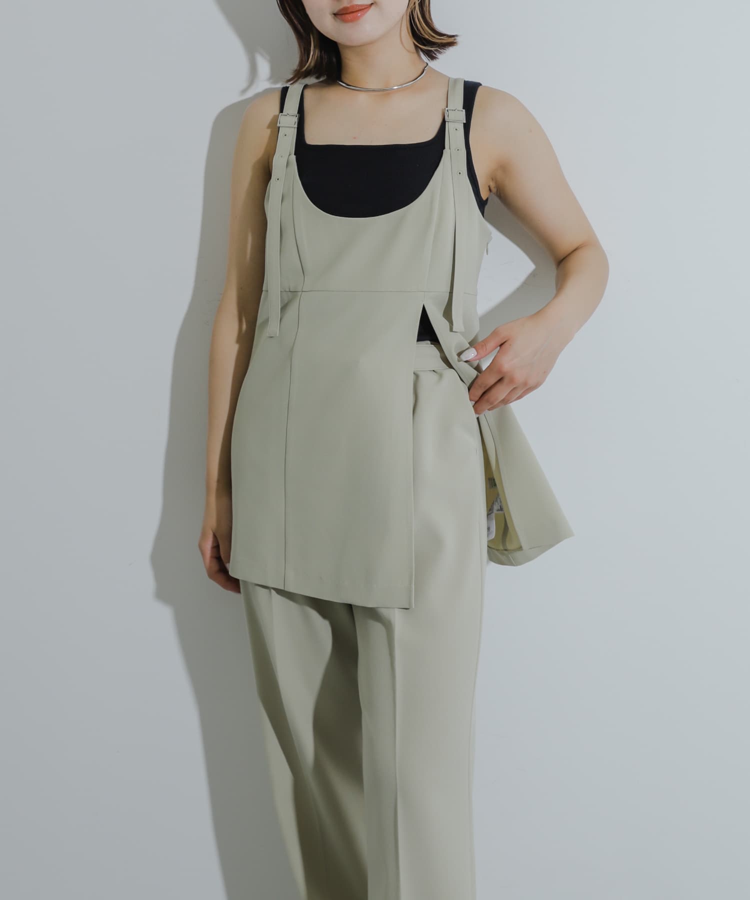 身長：158cm サイズ：one