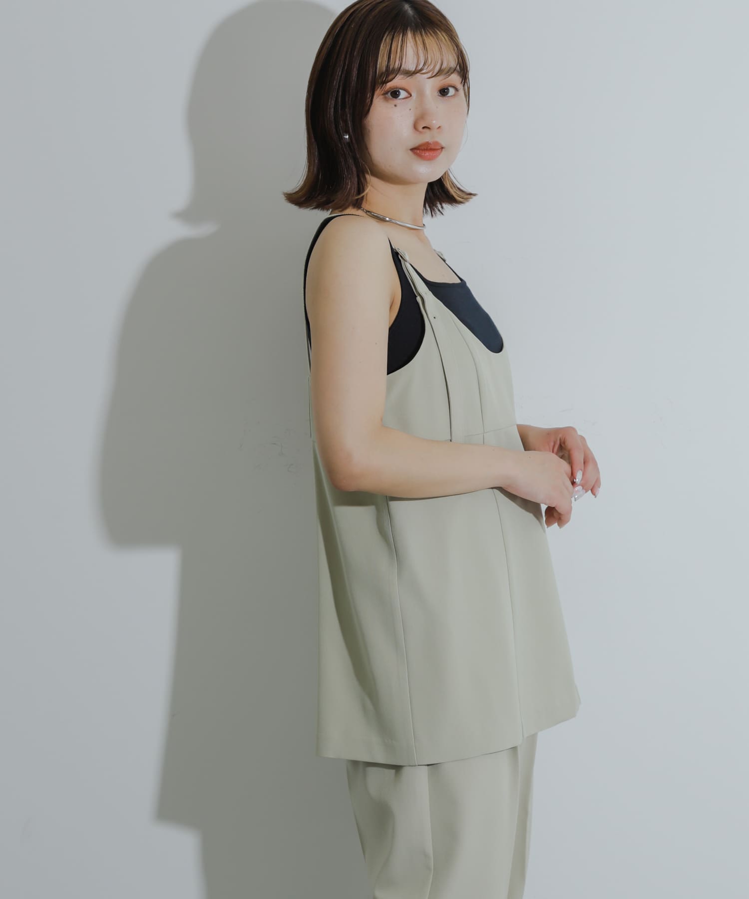 身長：158cm サイズ：one