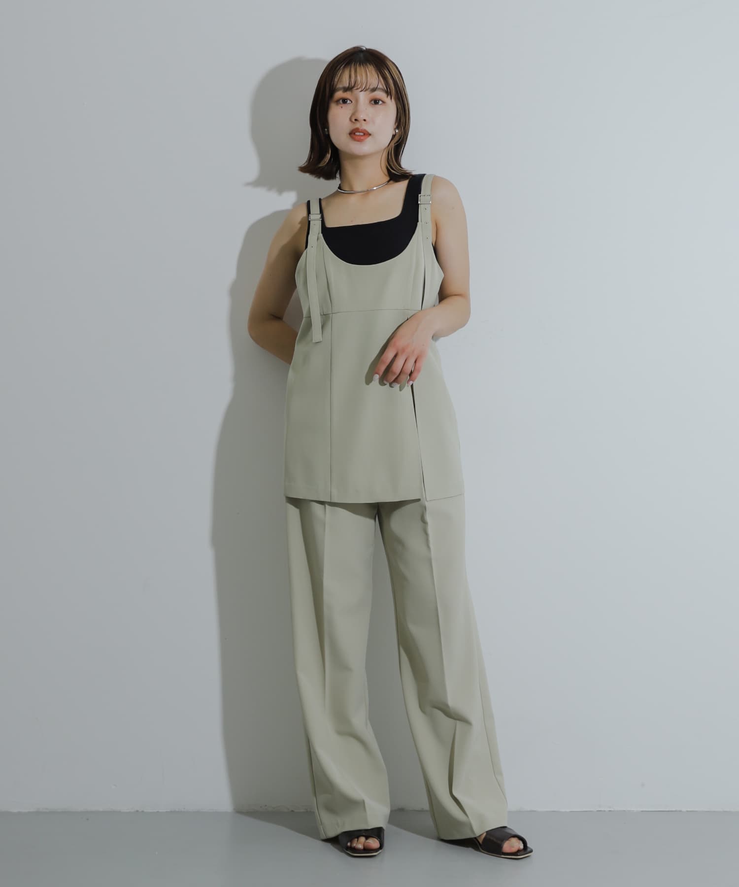 身長：158cm サイズ：one