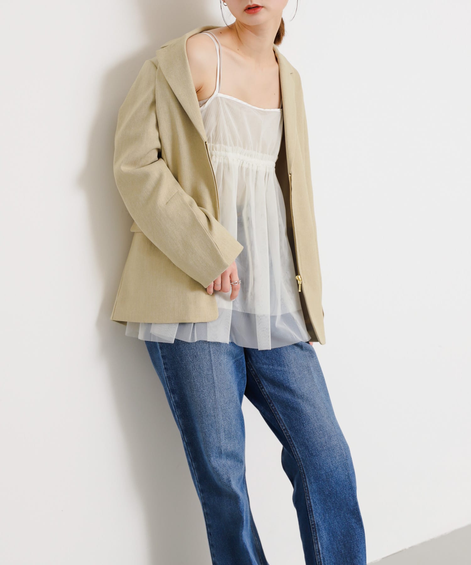 身長：169cm サイズ：L