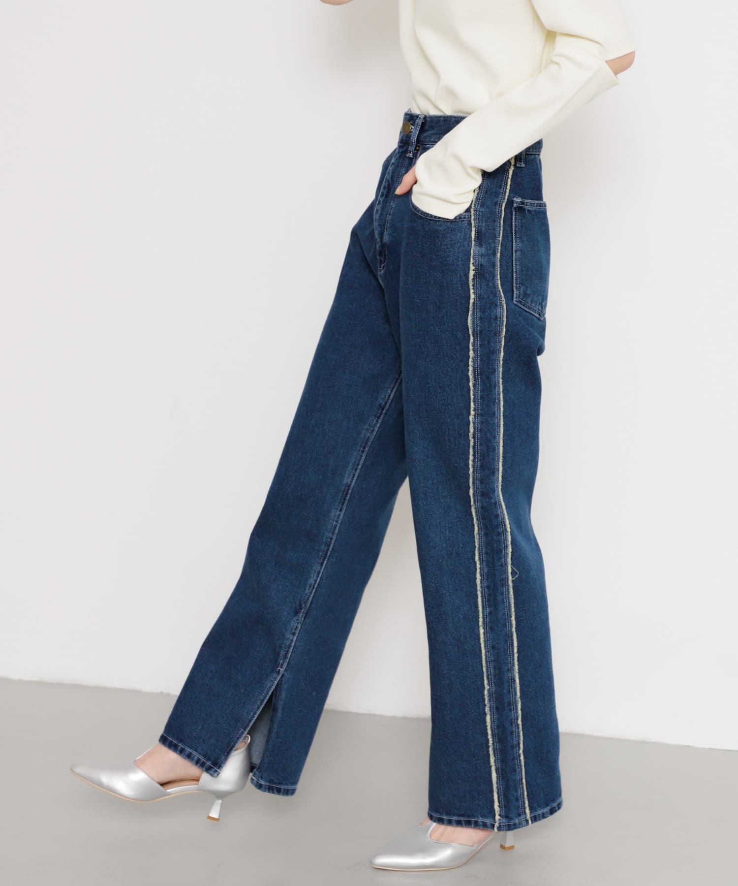 サイドフリンジデニム(S L.BLUE): ボトム｜URBAN RESEARCH公式