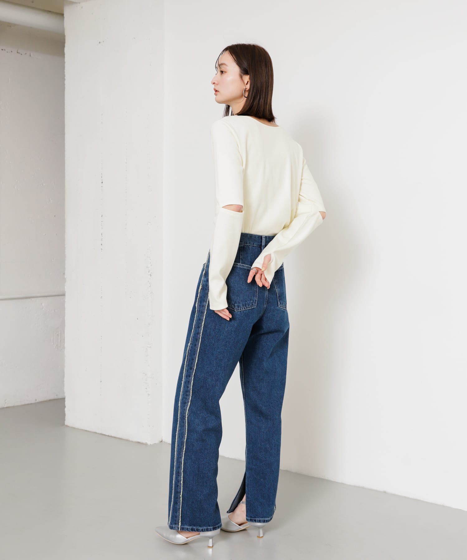 サイドフリンジデニム(S L.BLUE): ボトム｜URBAN RESEARCH公式