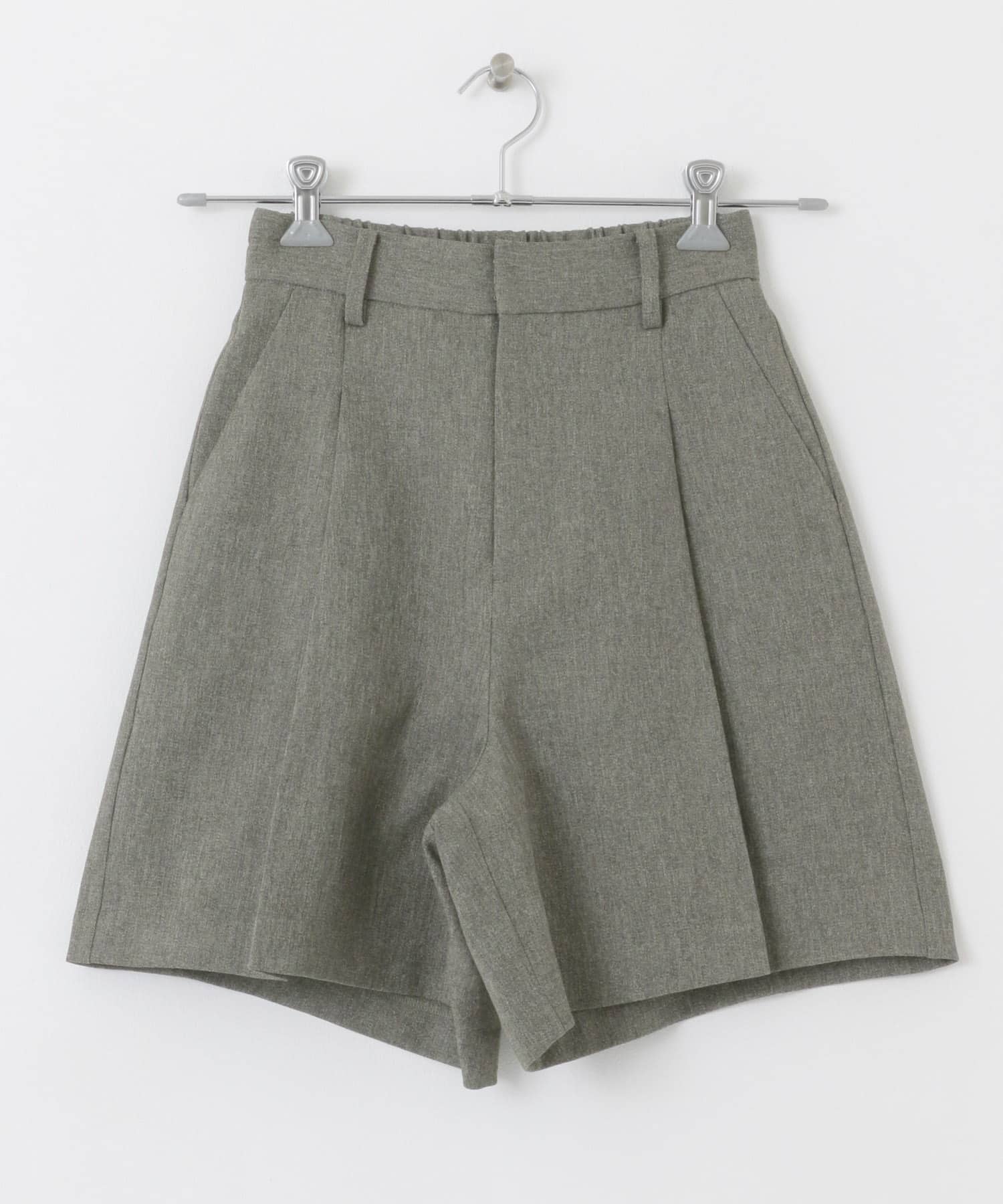 タックバミューダパンツ GRAY S