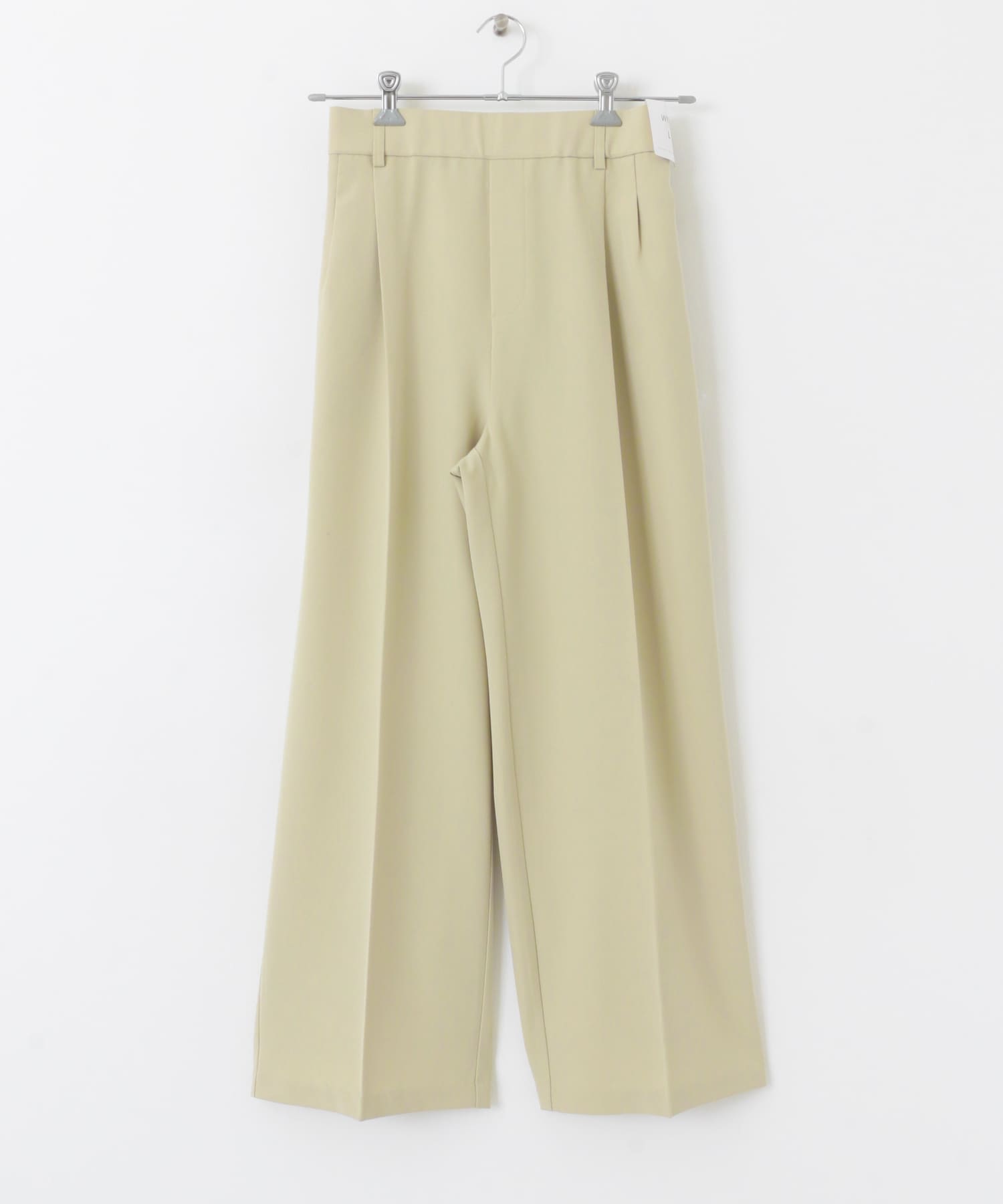 ワイドイージーパンツ BEIGE XS