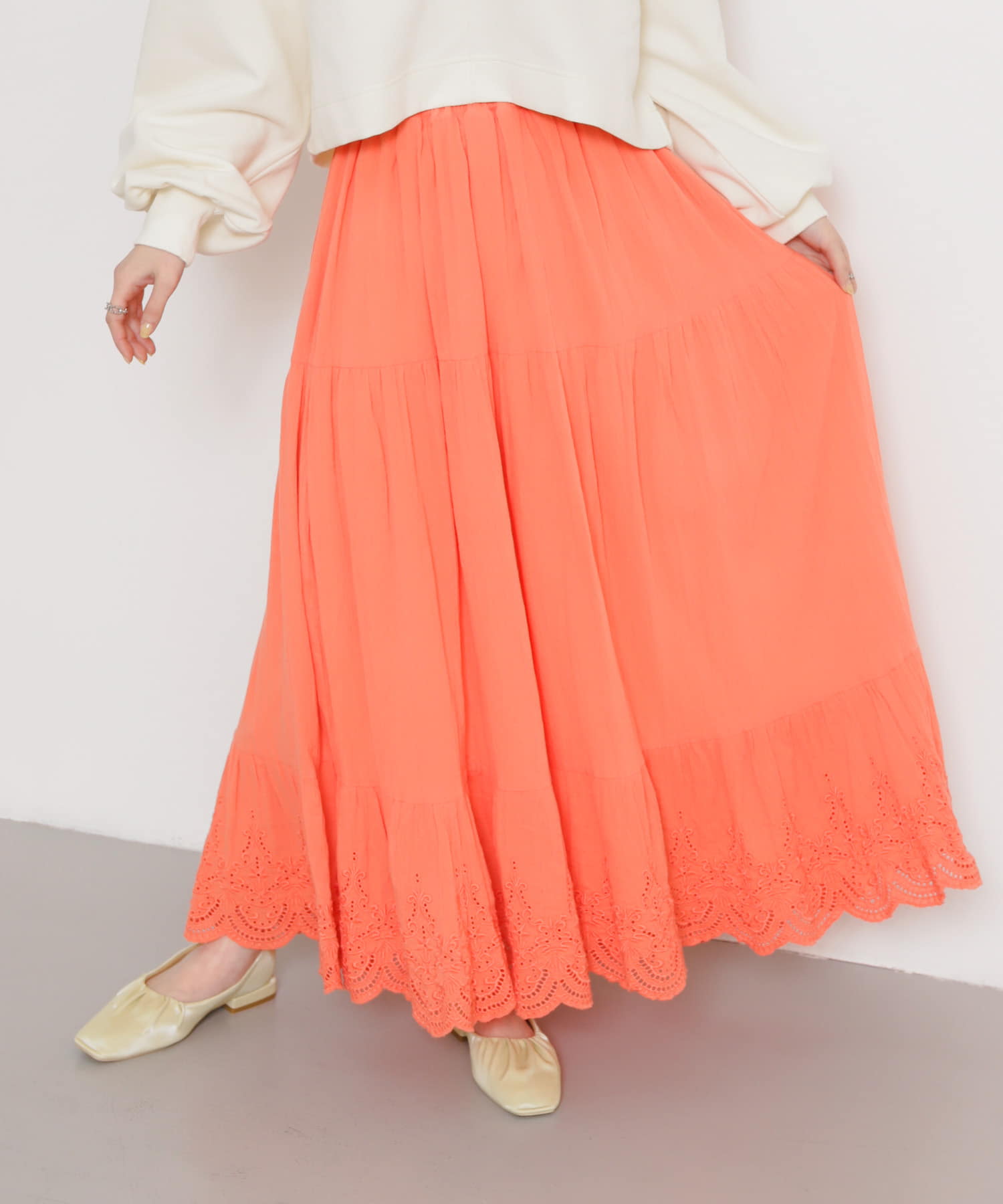 身長：169cm サイズ：one