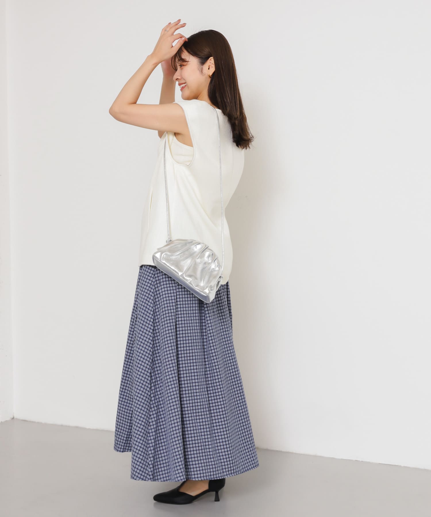 身長：155cm サイズ：one