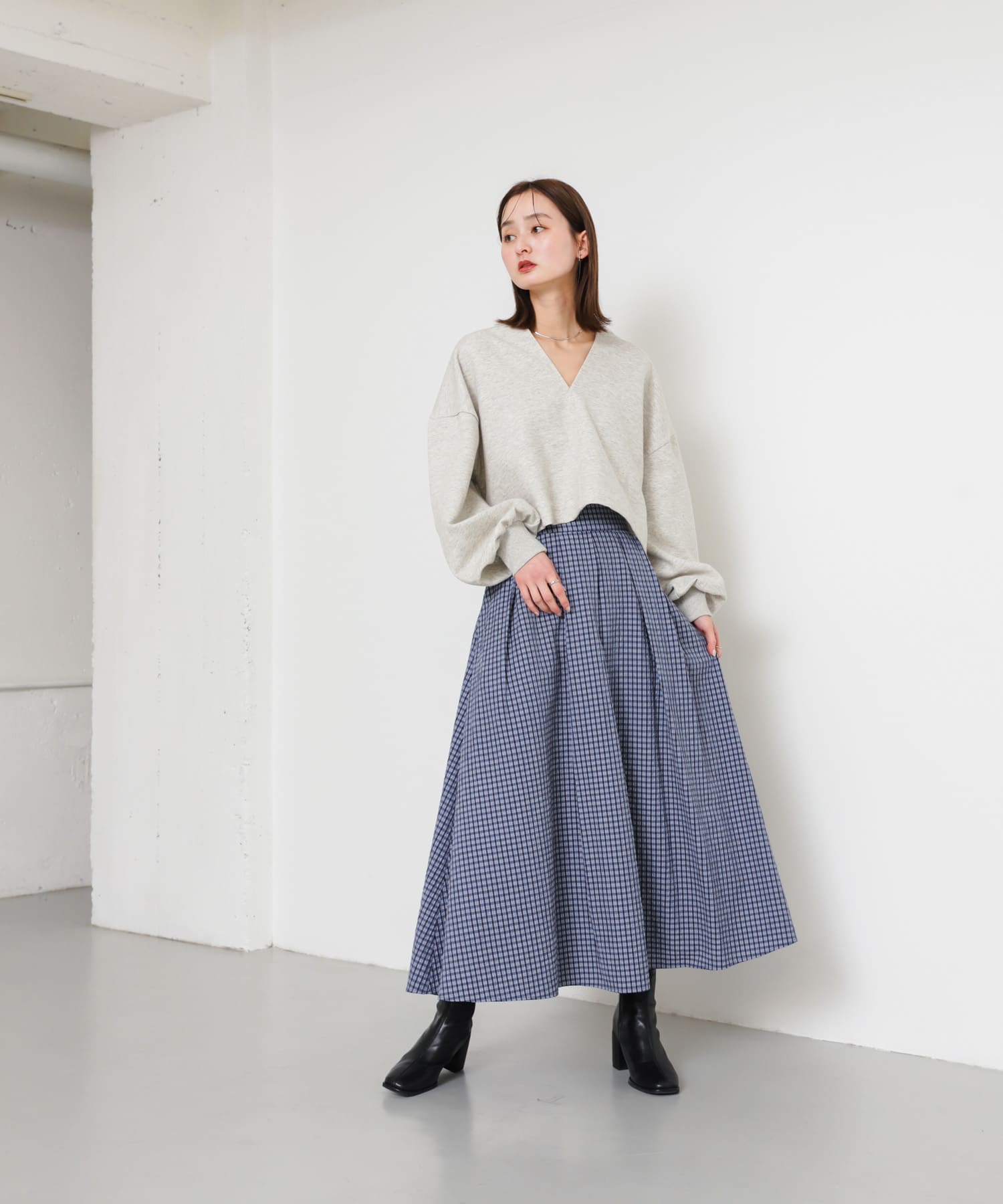 身長：169cm サイズ：one