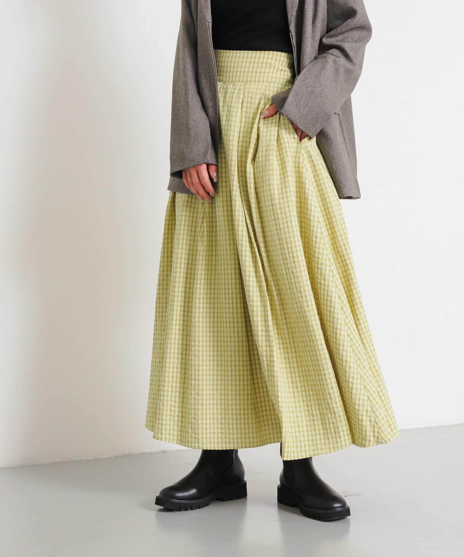 身長：158cm サイズ：one