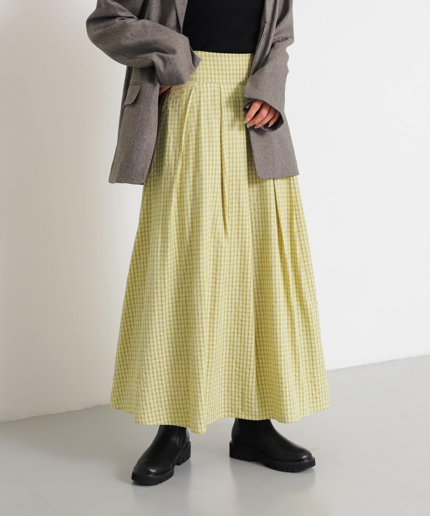 身長：158cm サイズ：one