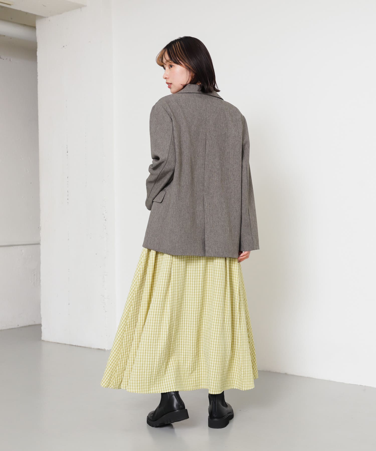 身長：158cm サイズ：one