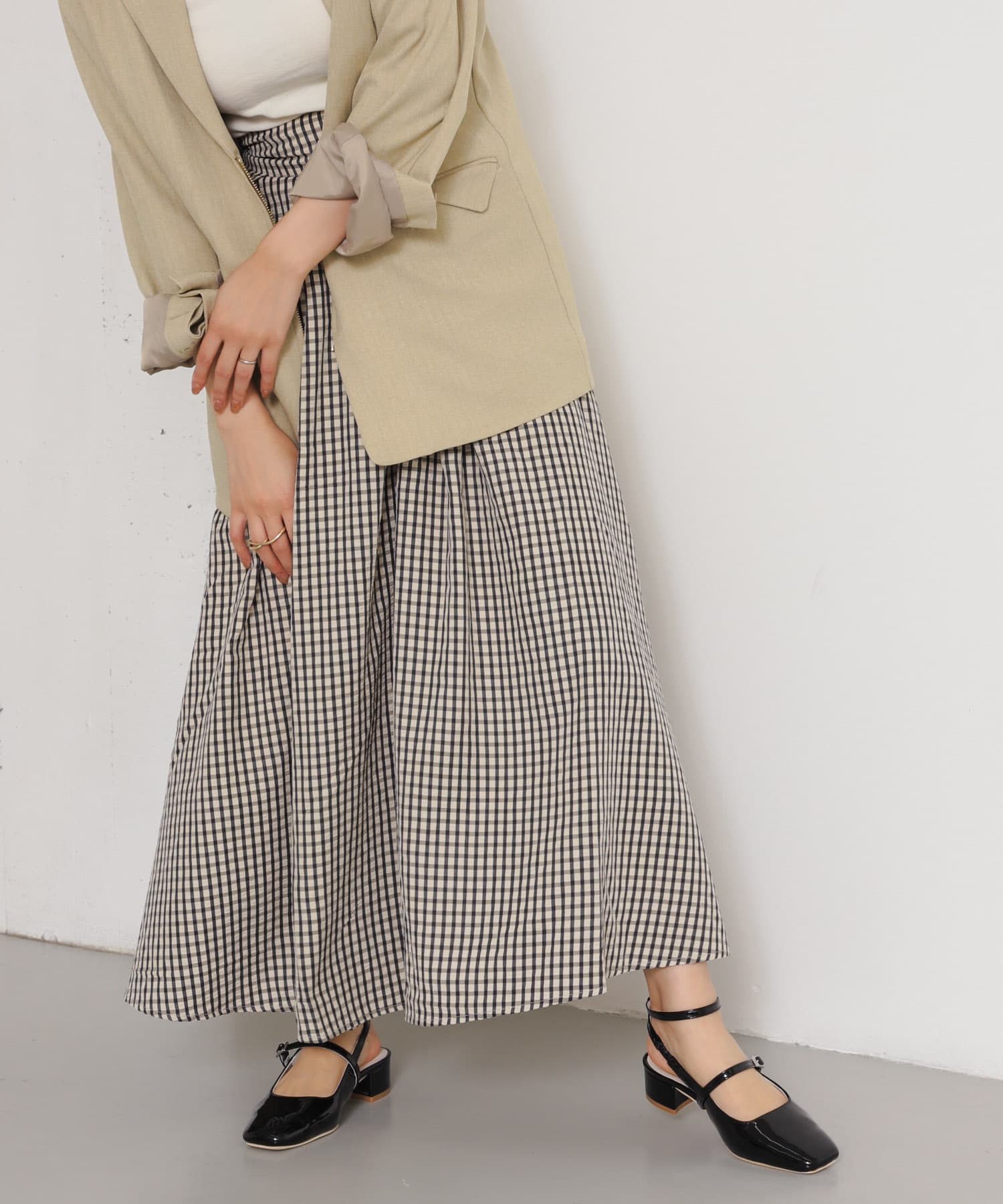 身長：155cm サイズ：one