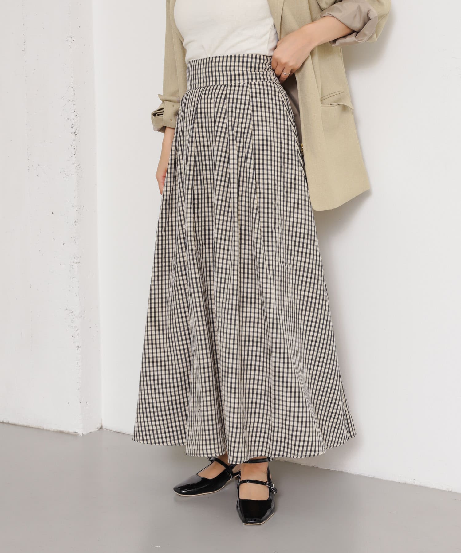 身長：155cm サイズ：one