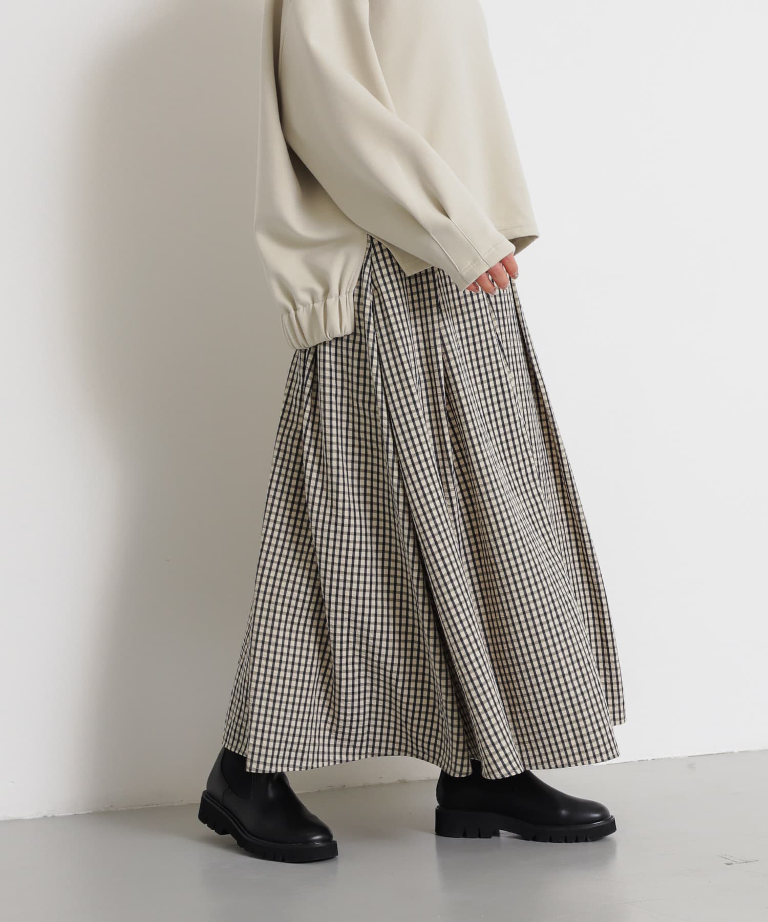 身長：158cm サイズ：one