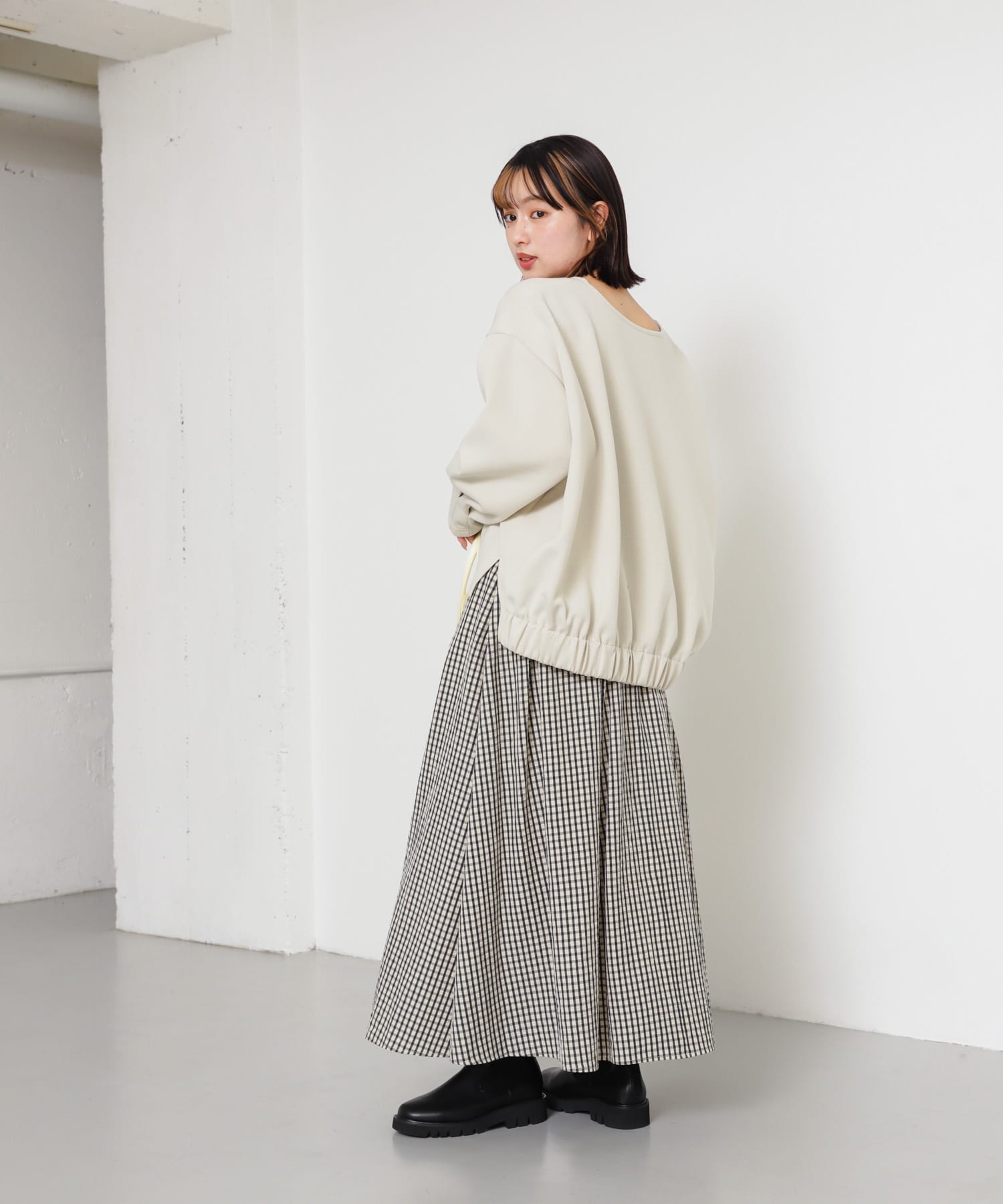 身長：158cm サイズ：one