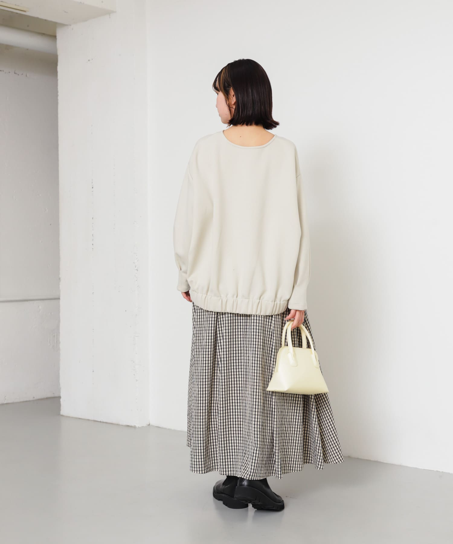 身長：158cm サイズ：one